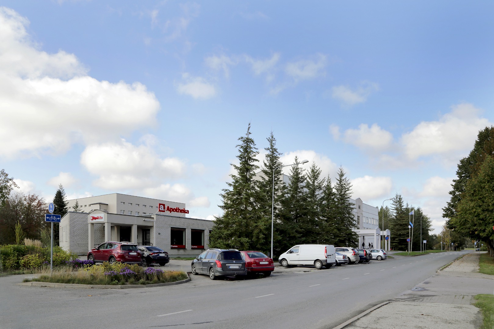 Jõgeva Hospital and Policlinic Building 09.01.1993 rephoto