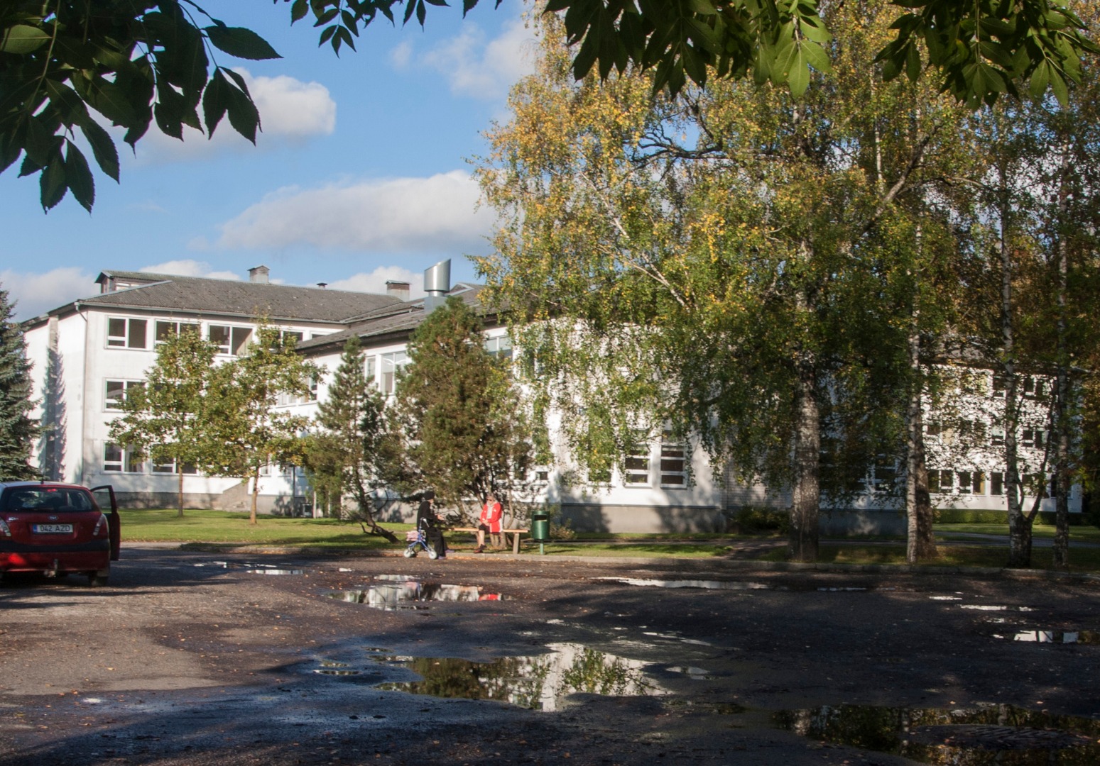 värvifoto, Türi 2 Keskkool 1989.a. rephoto