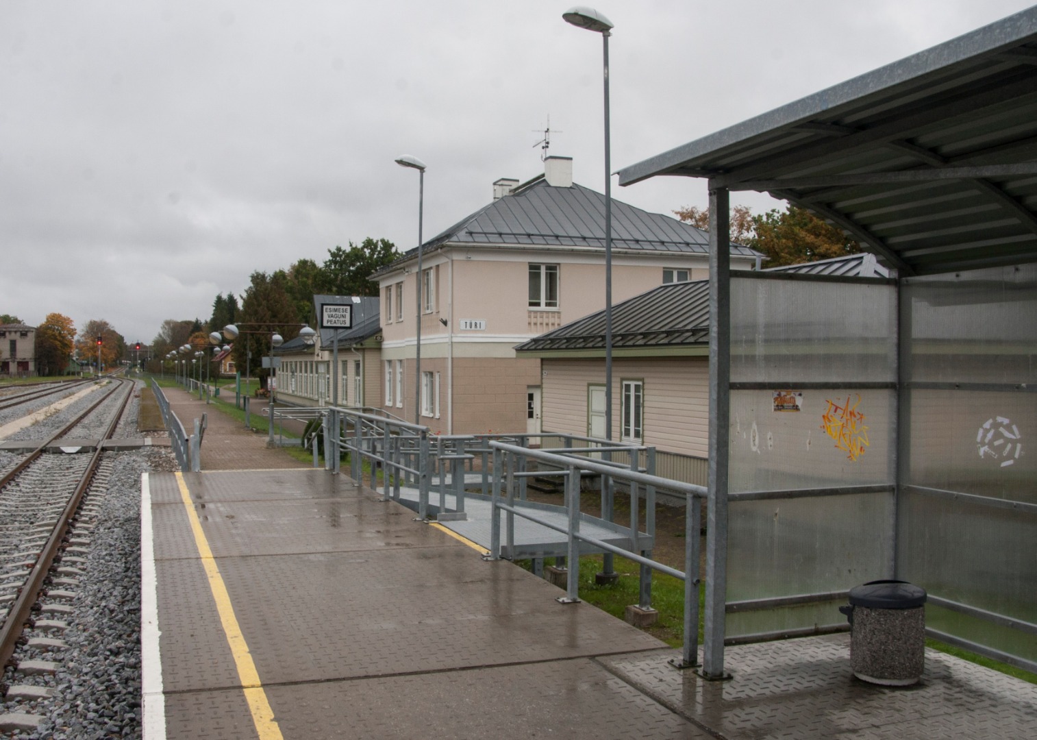 Türi Railway Station rephoto