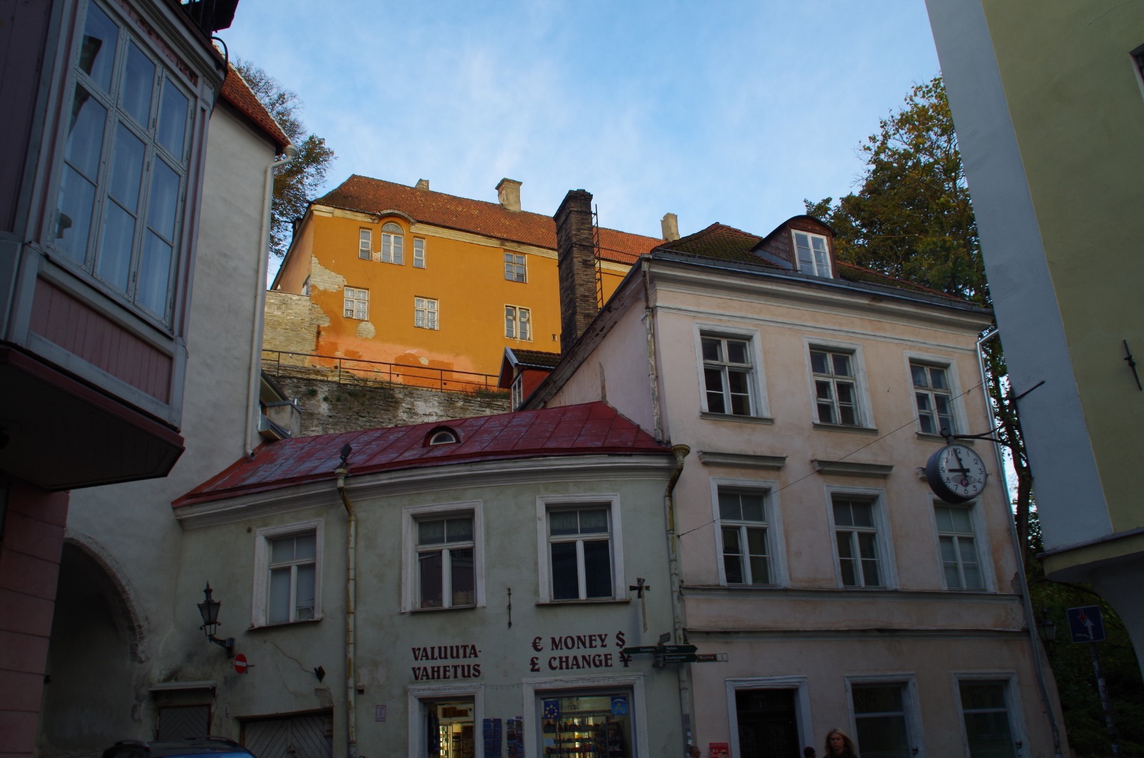 Buildings in the Old Town of Tallinn rephoto