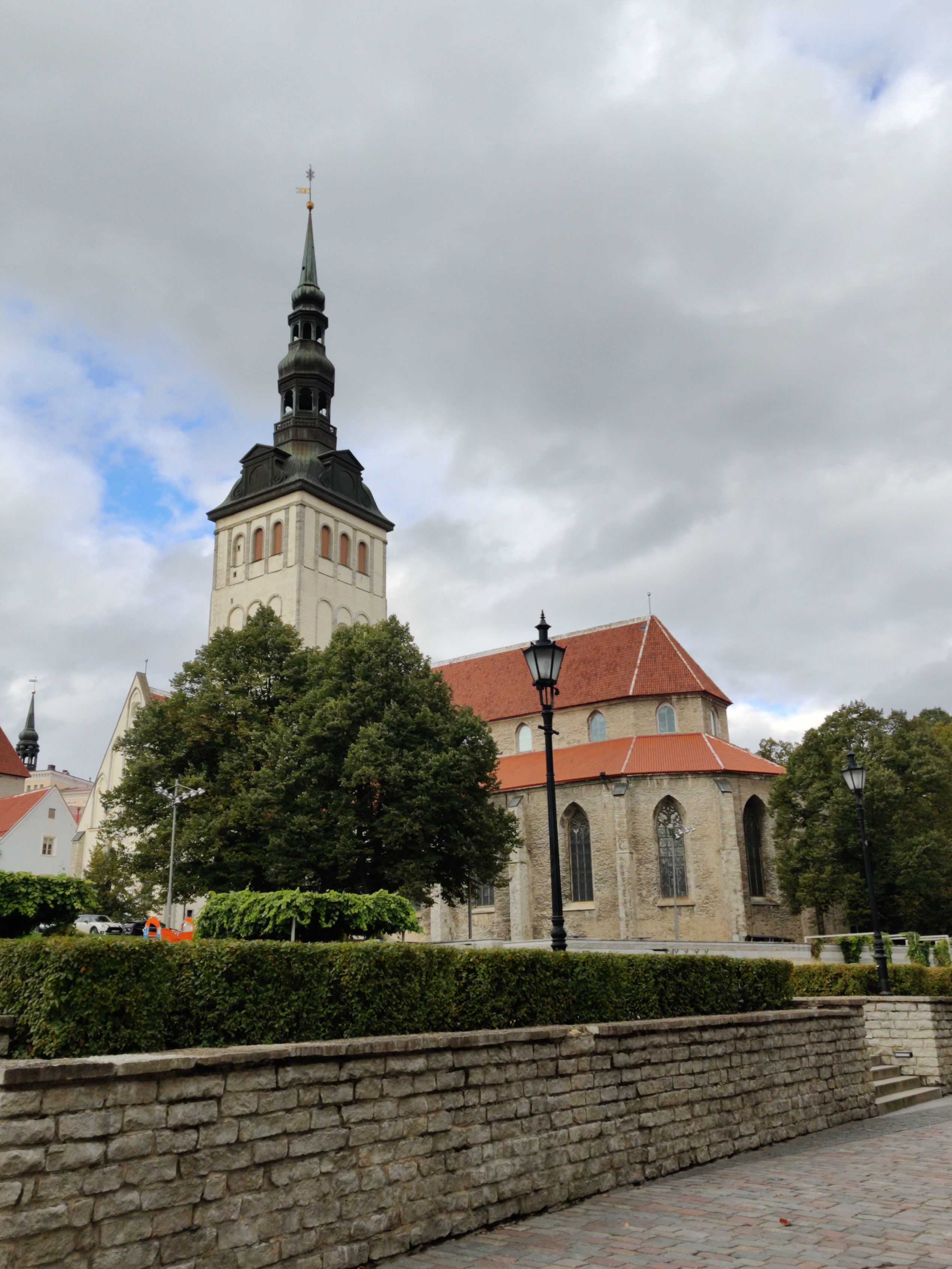 View of the Tallinn Niguliste Church rephoto