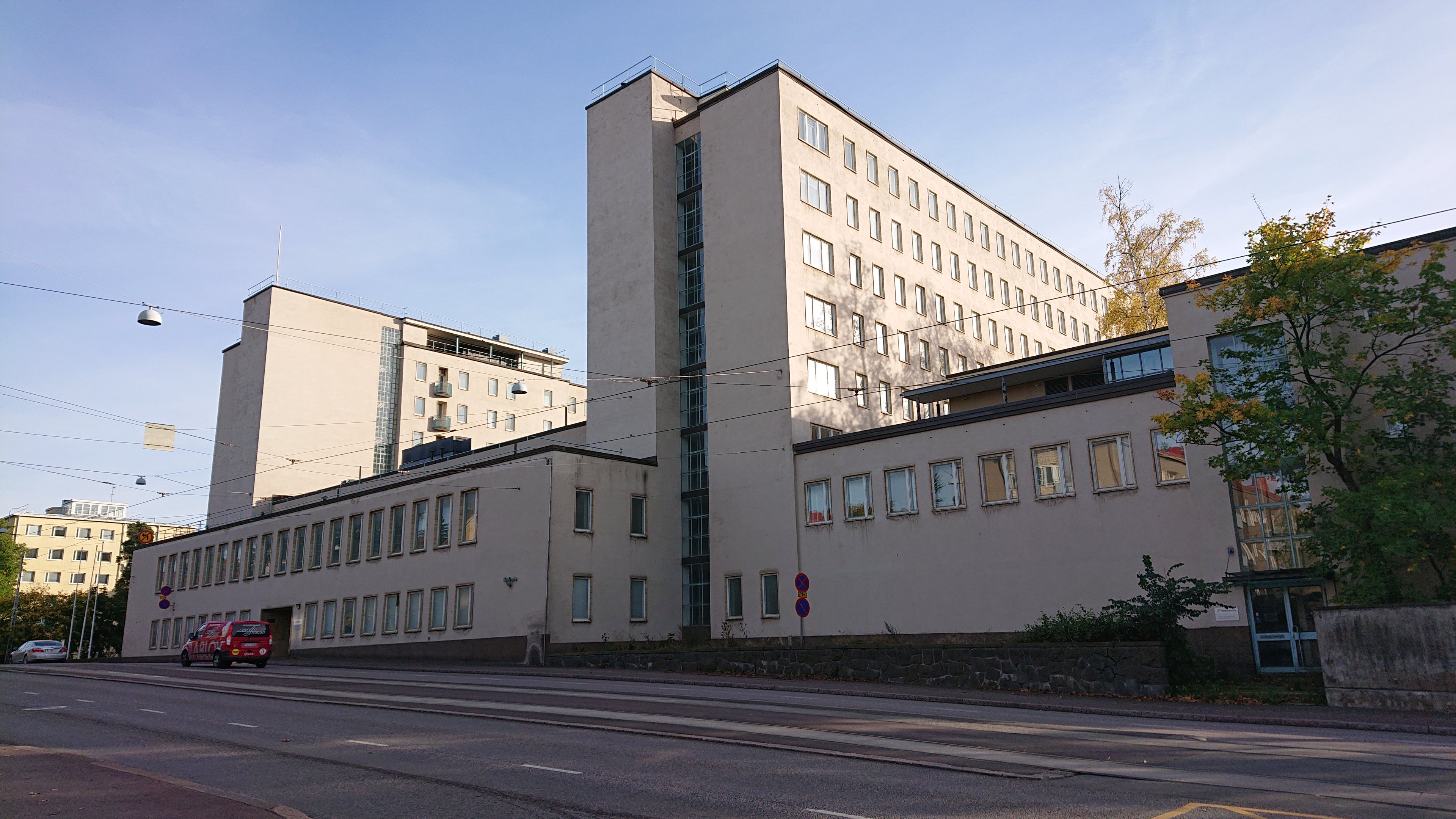 Tukholmankatu 10. Sairaanhoitajaopisto. rephoto