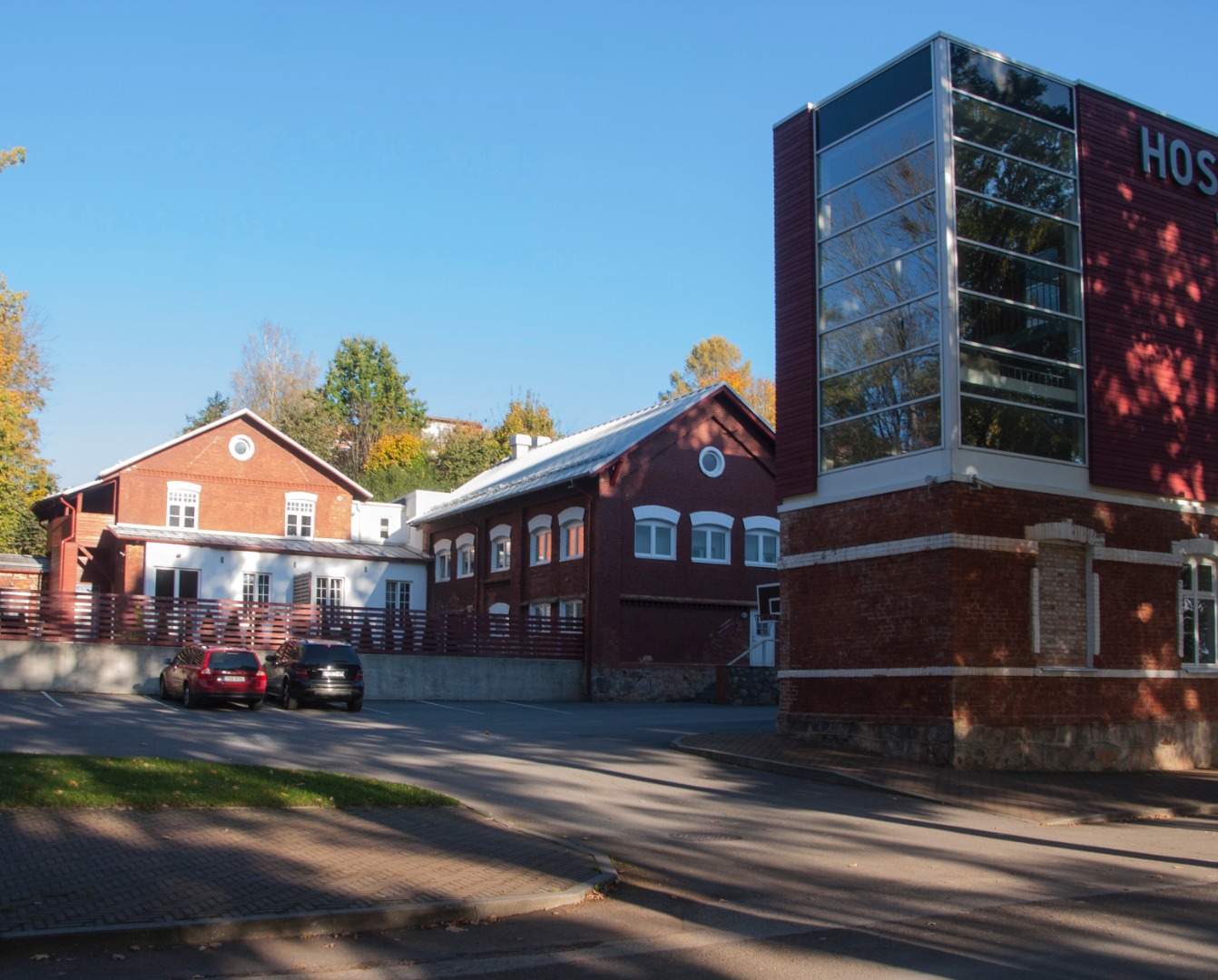 Former slaughterhouse and power station, today's sports base and stadium Viljandi county Viljandi city Ranna pst 6 rephoto