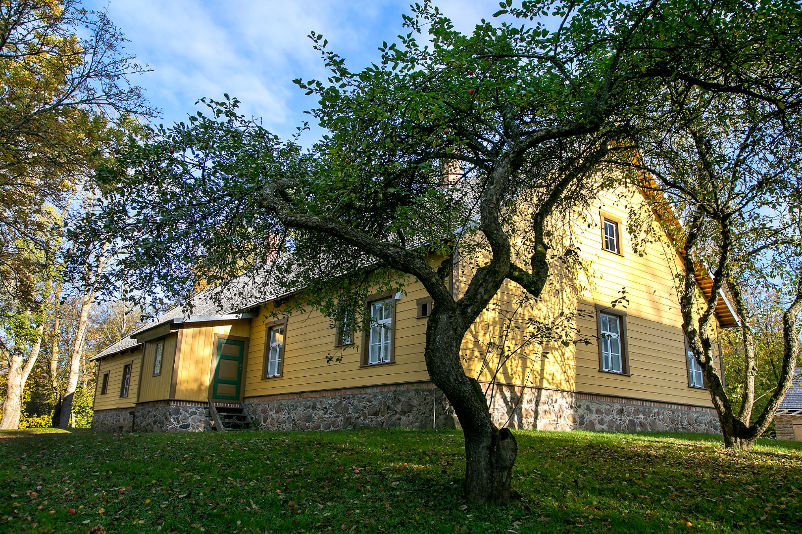 Palamuse old schoolhouse 10.1959 rephoto