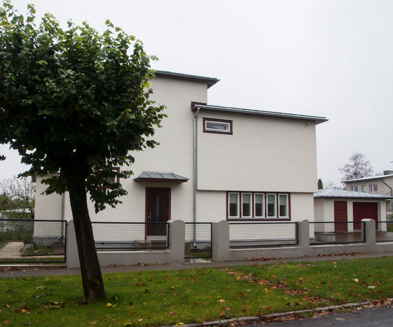 Eramu Viljandis, vaade. Arhitekt Johannes Fuks rephoto