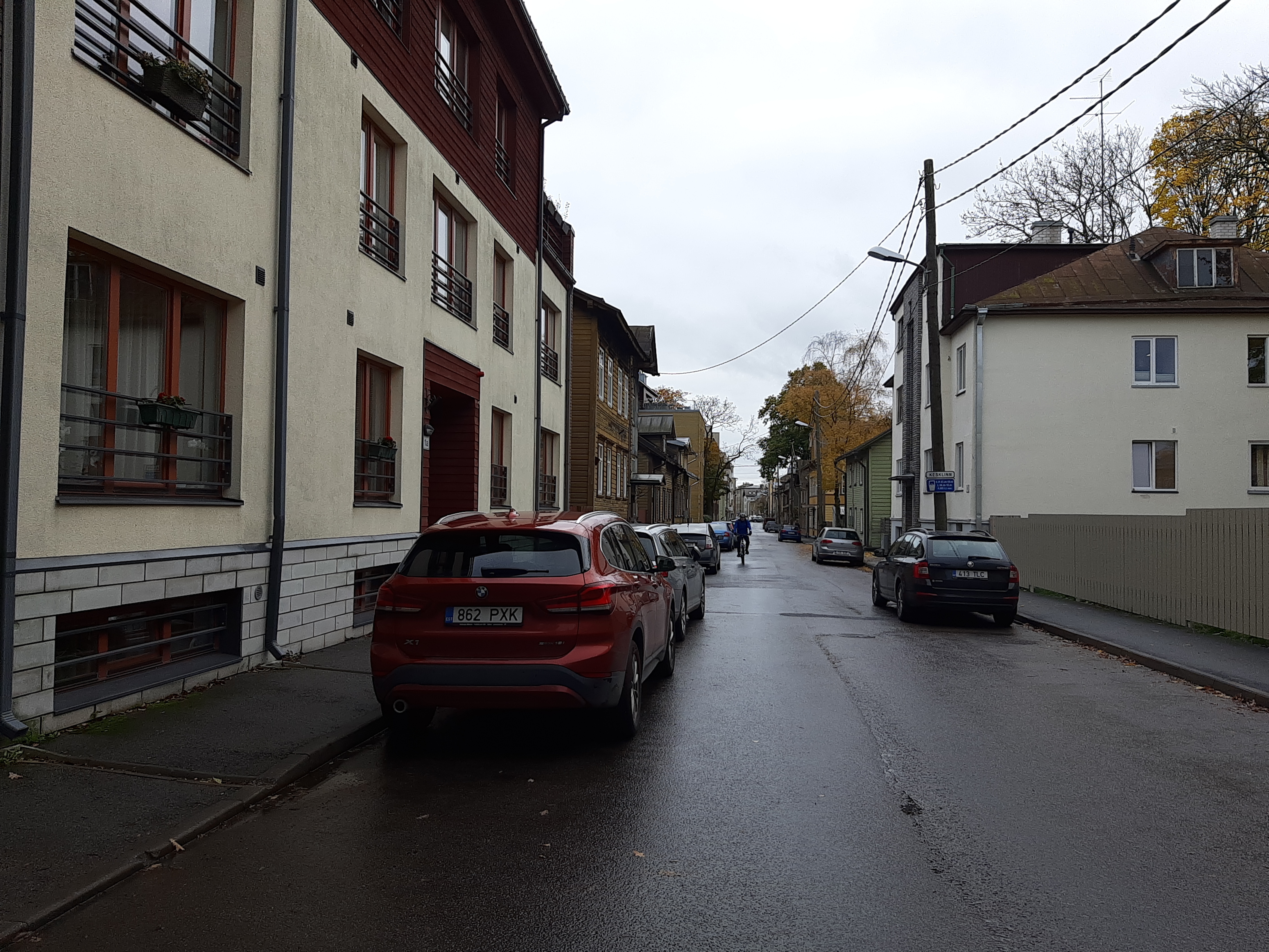 View on Villard Street (up to 18.10.1991 Laari Street). rephoto