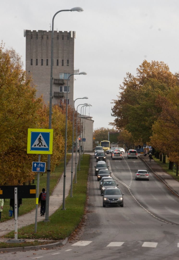 Water tower on the crossroads of Leola and Jakobson Street. rephoto