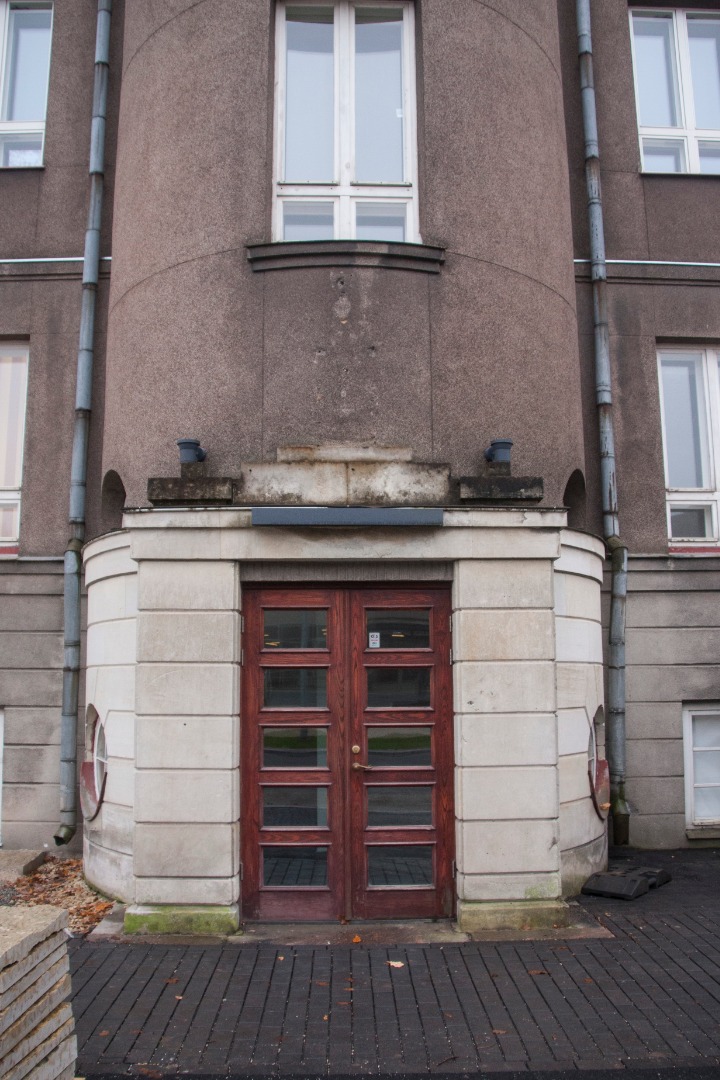 Building of the Viljandi Department of Eesti Pank. rephoto