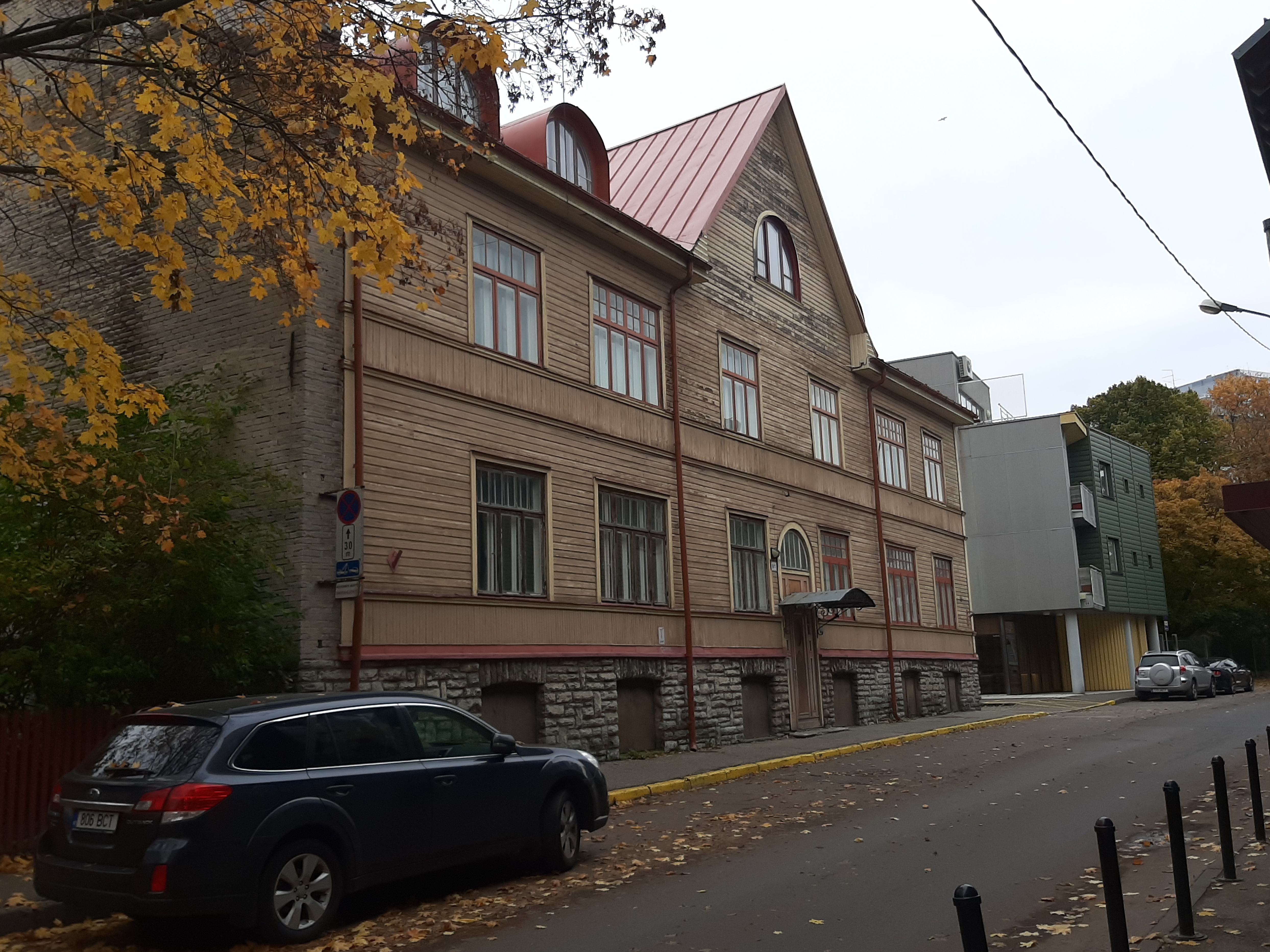 Double wooden building, Peeter Süda Street 9. rephoto