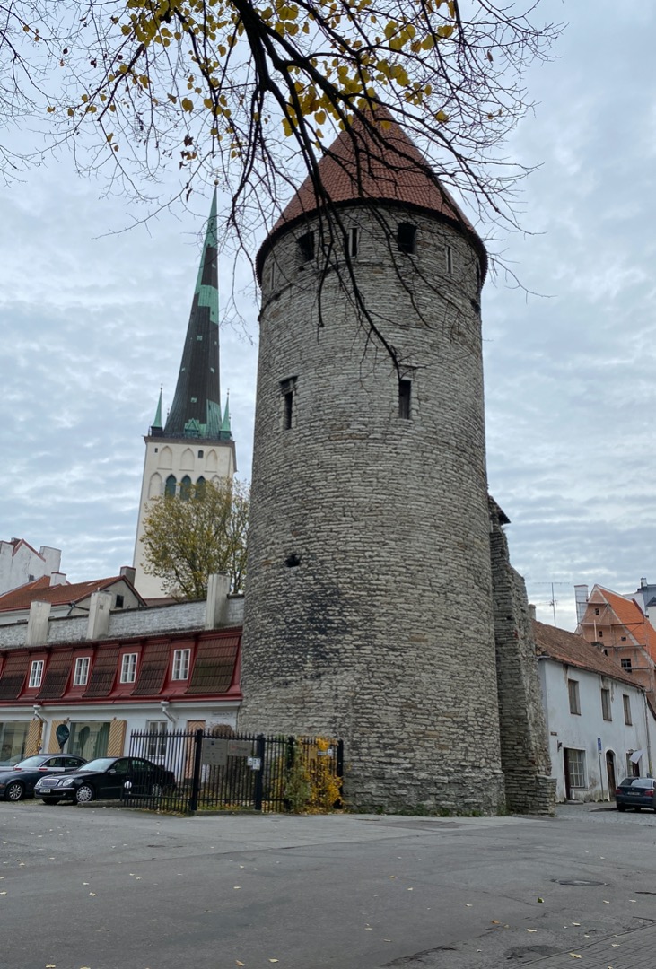 View of the Old Town of Tallinn. rephoto