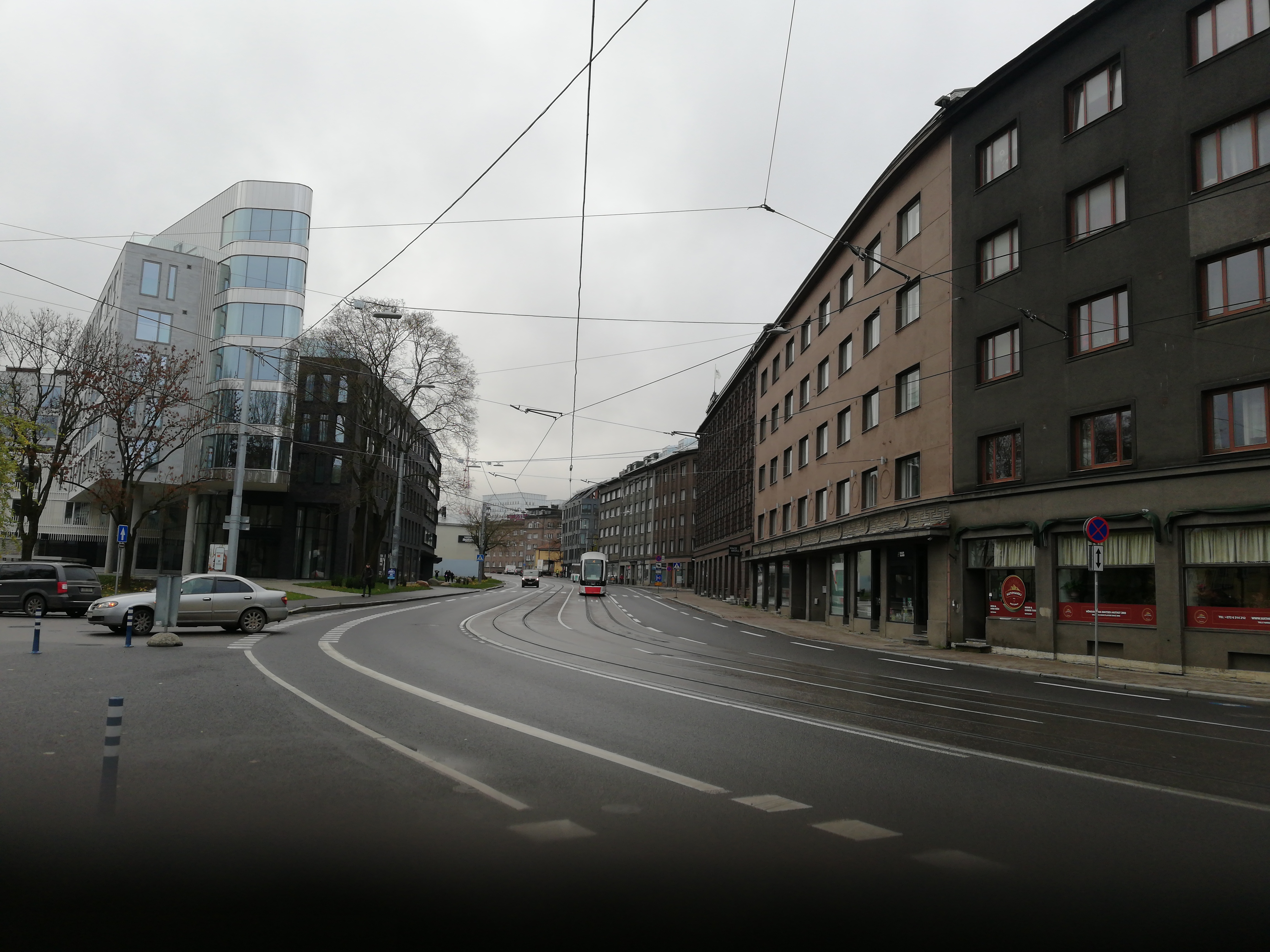 Pärnu highway in Tallinn rephoto