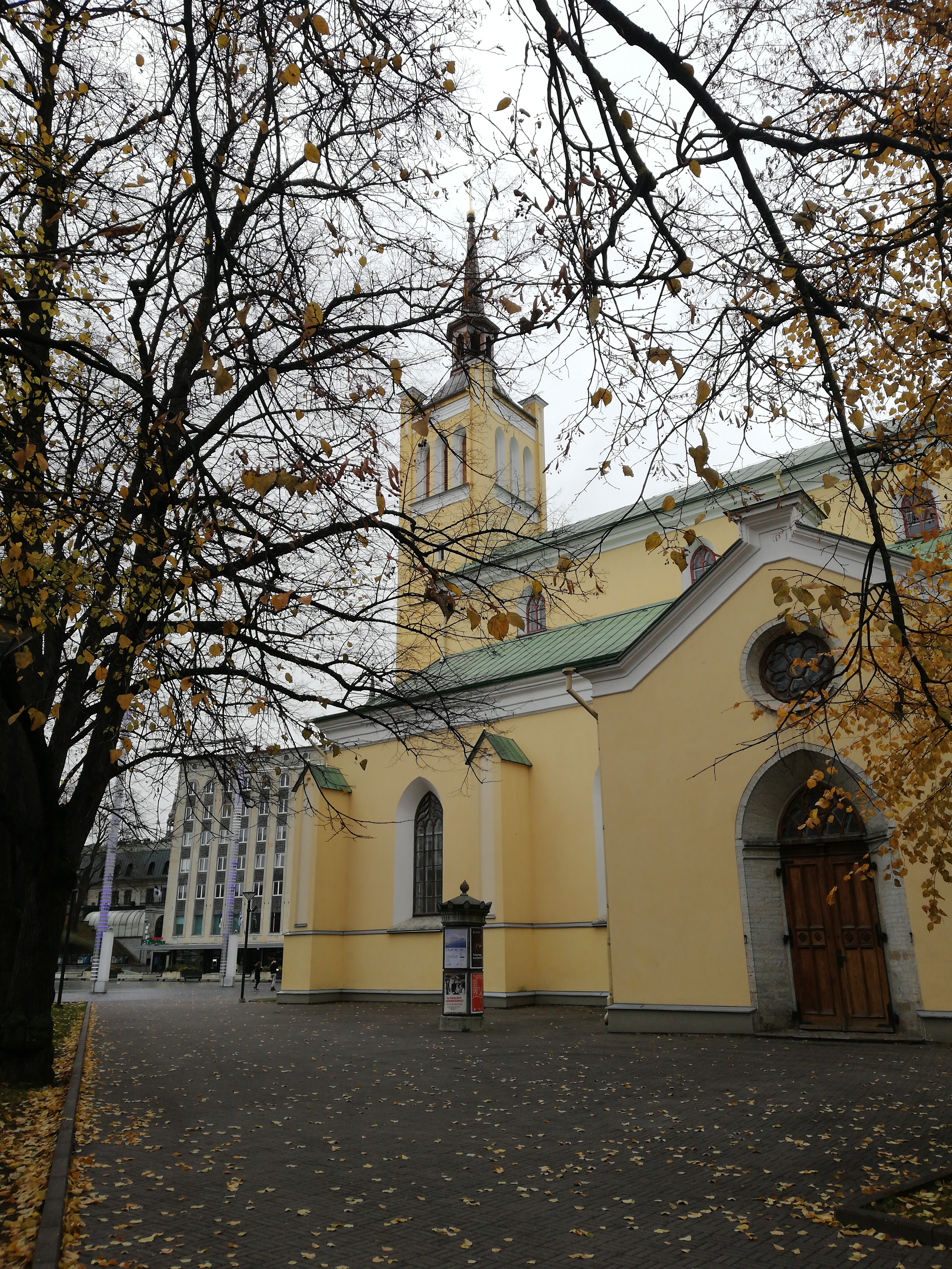 View of the Tallinn Jaan Church rephoto