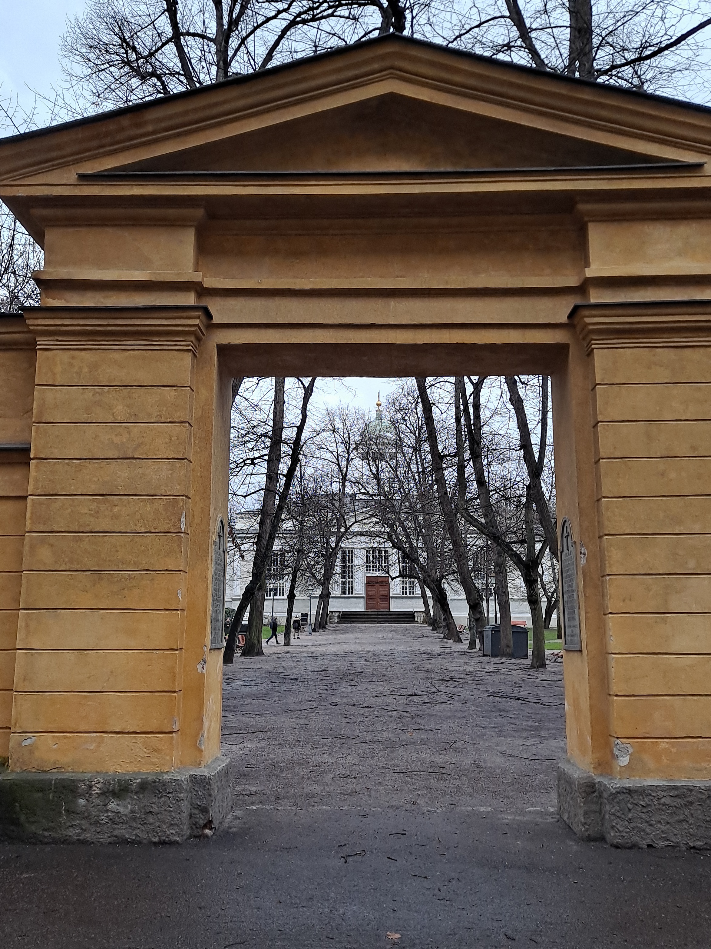 Vanha kirkkopuisto ja Vanha kirkko rephoto