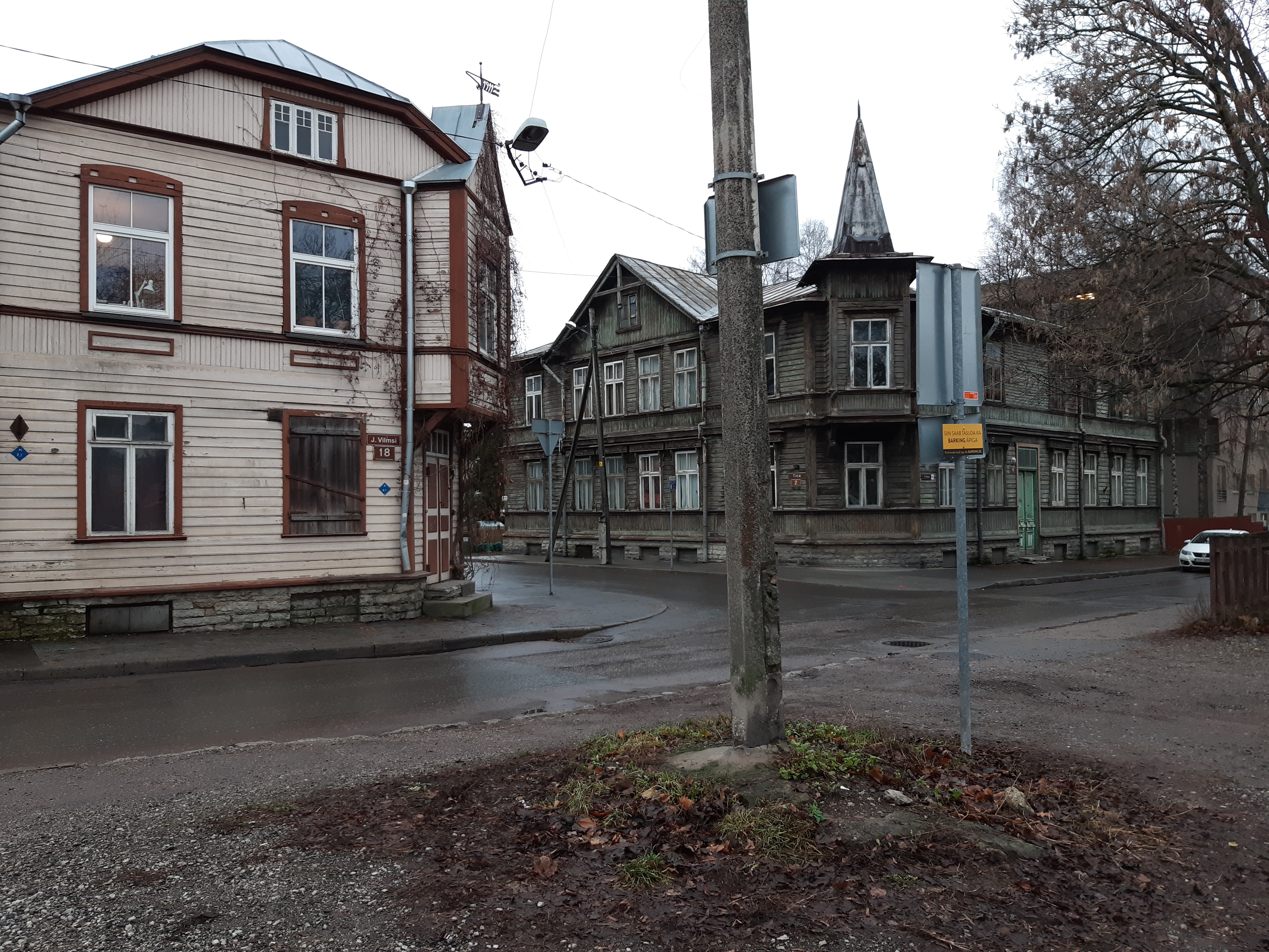 View on Vilmsi Street. rephoto