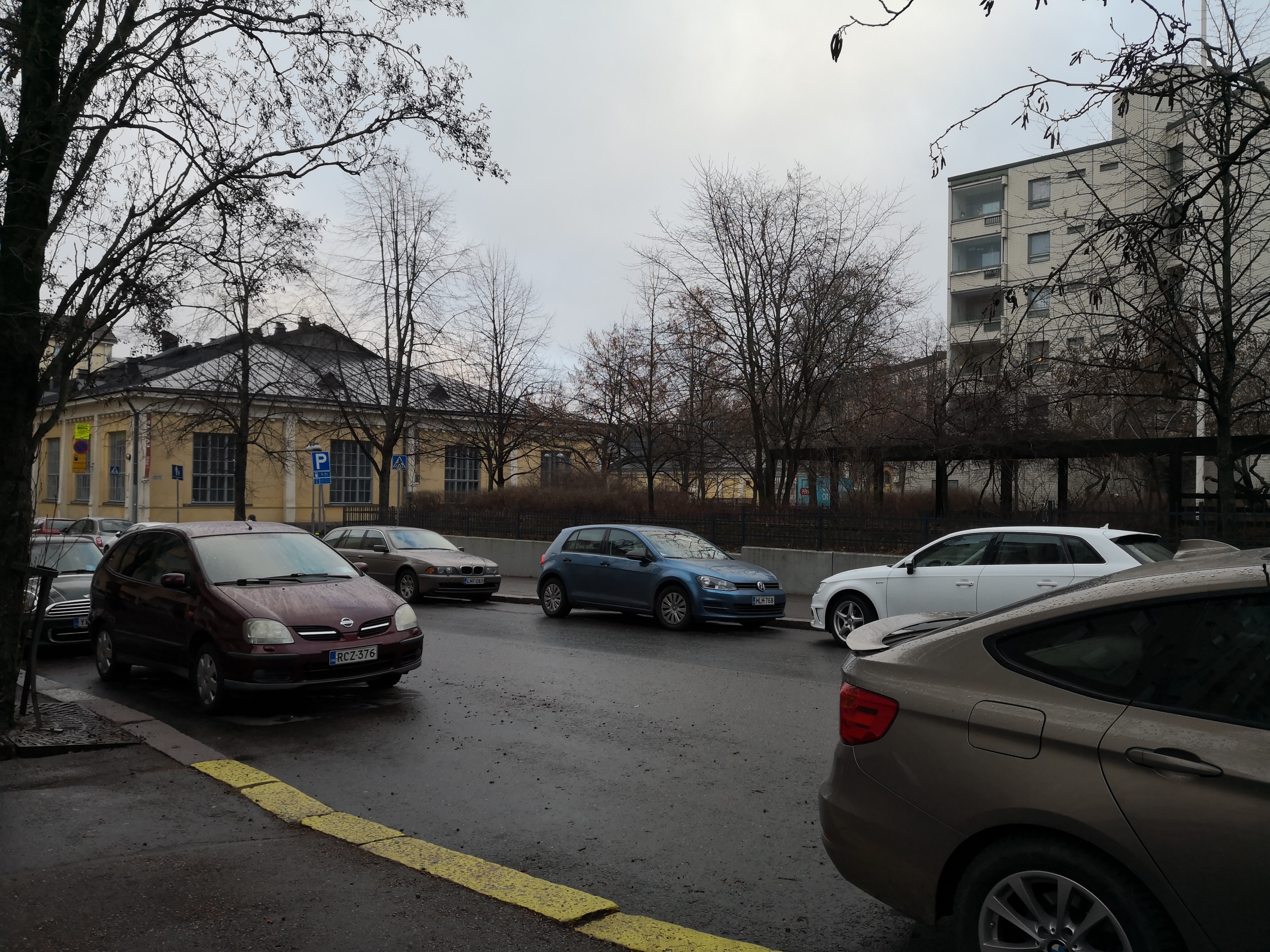 Näkymä Humalistonkadulle rephoto