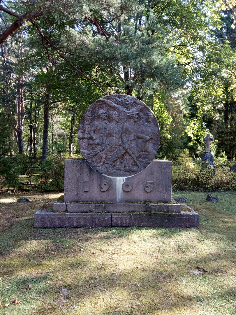 Tallinn. Memory of the victims of the Revolution on the Mount of Rahu rephoto