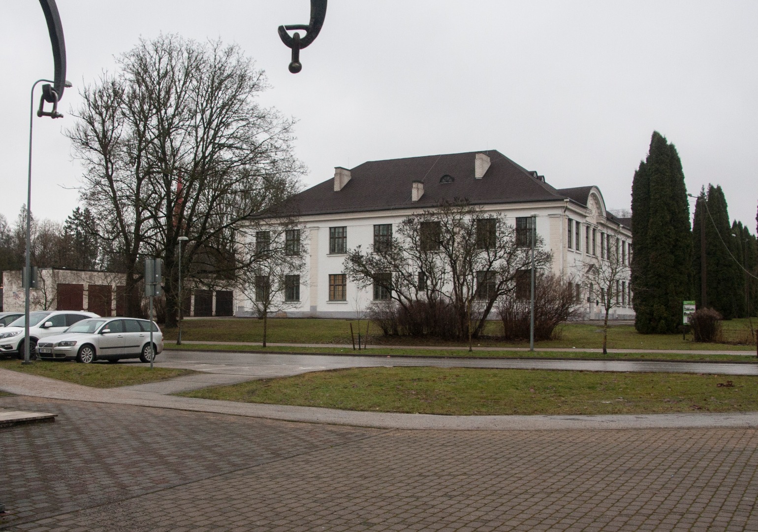 Türi church and school house rephoto