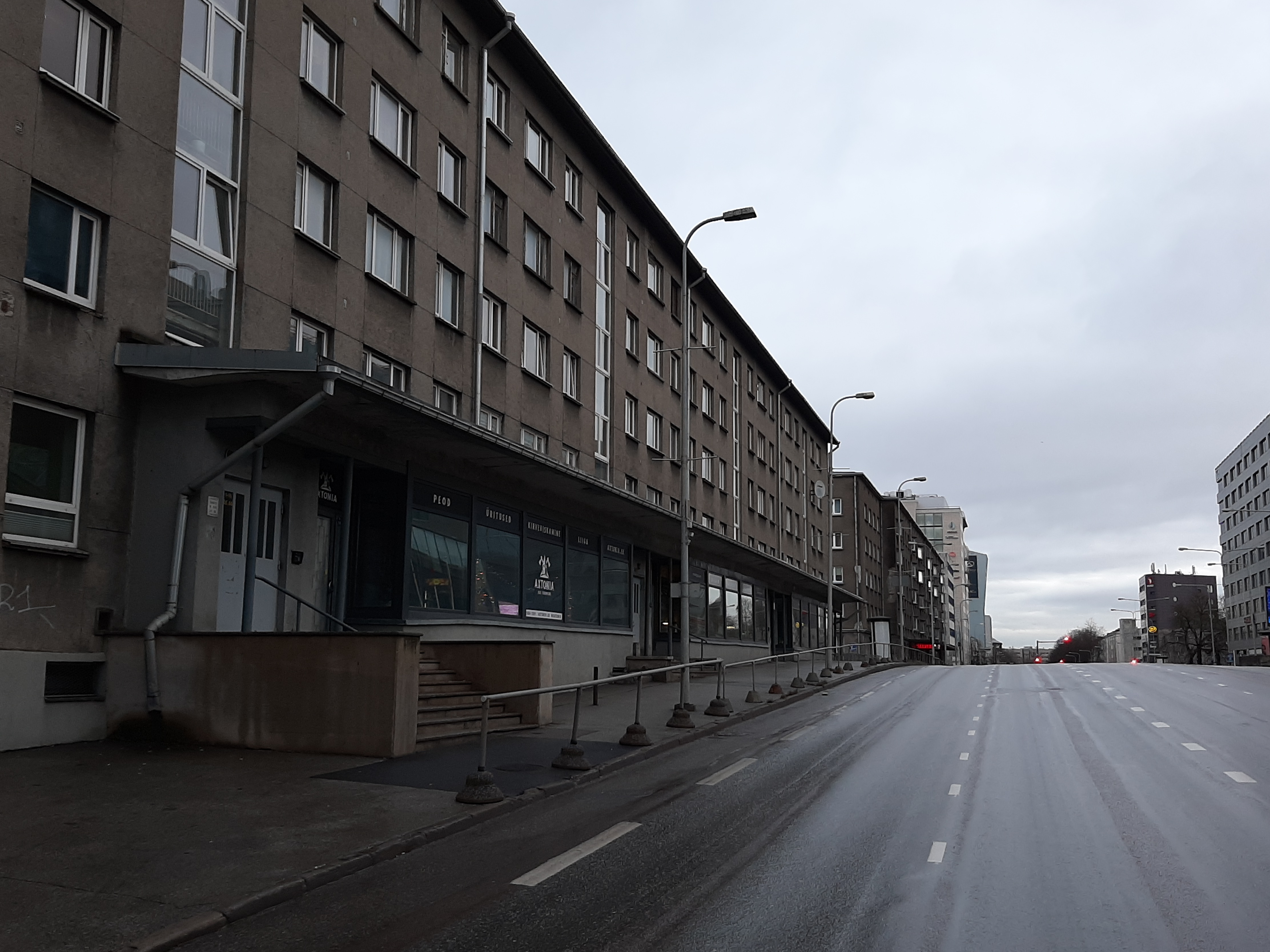 View on Kingissepa Street. rephoto