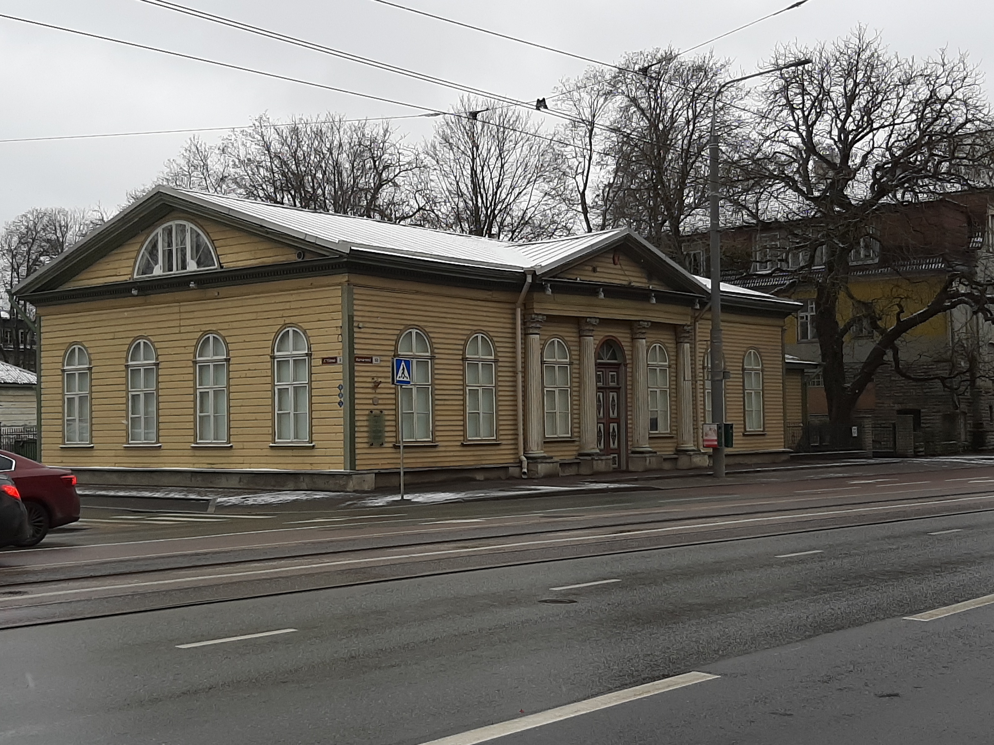 TLA 1465 1 552 Narva mnt 64, property no. 2777. Kadrioru pharmacy building 15 04 1939 Photographer Narva mnt 64, property no. 2777. Kadrioru pharmacy building - Narva mnt 64, property no. 2777. Kadrioru pharmacy building rephoto