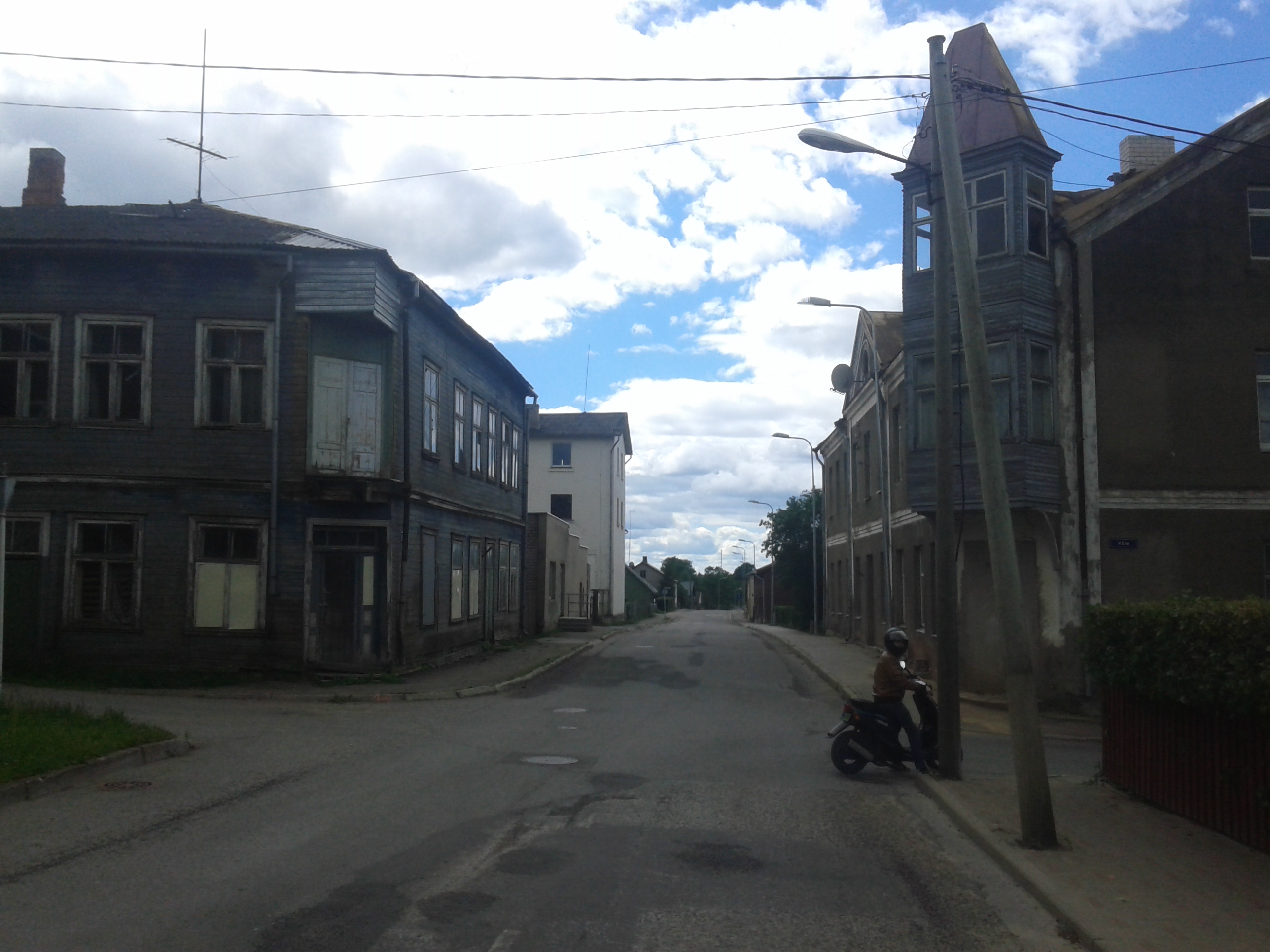 Valga. Vaade Komsomoli tänavale rephoto