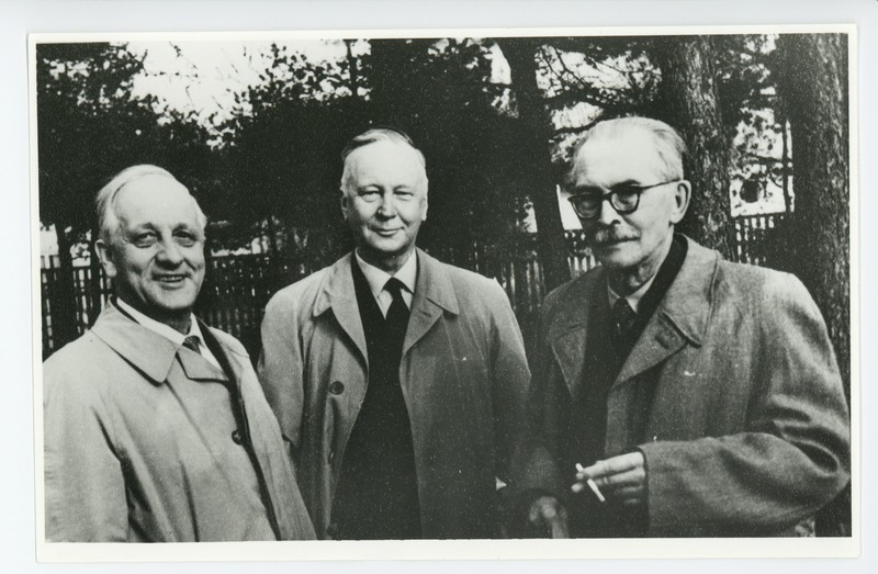 Helmer Winter, Oke Jokinen, Friedebert Tuglas suvi 1958