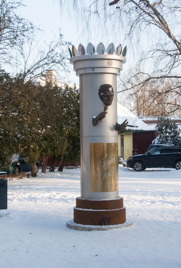 Jaan Sihveri monument Viljandis rephoto