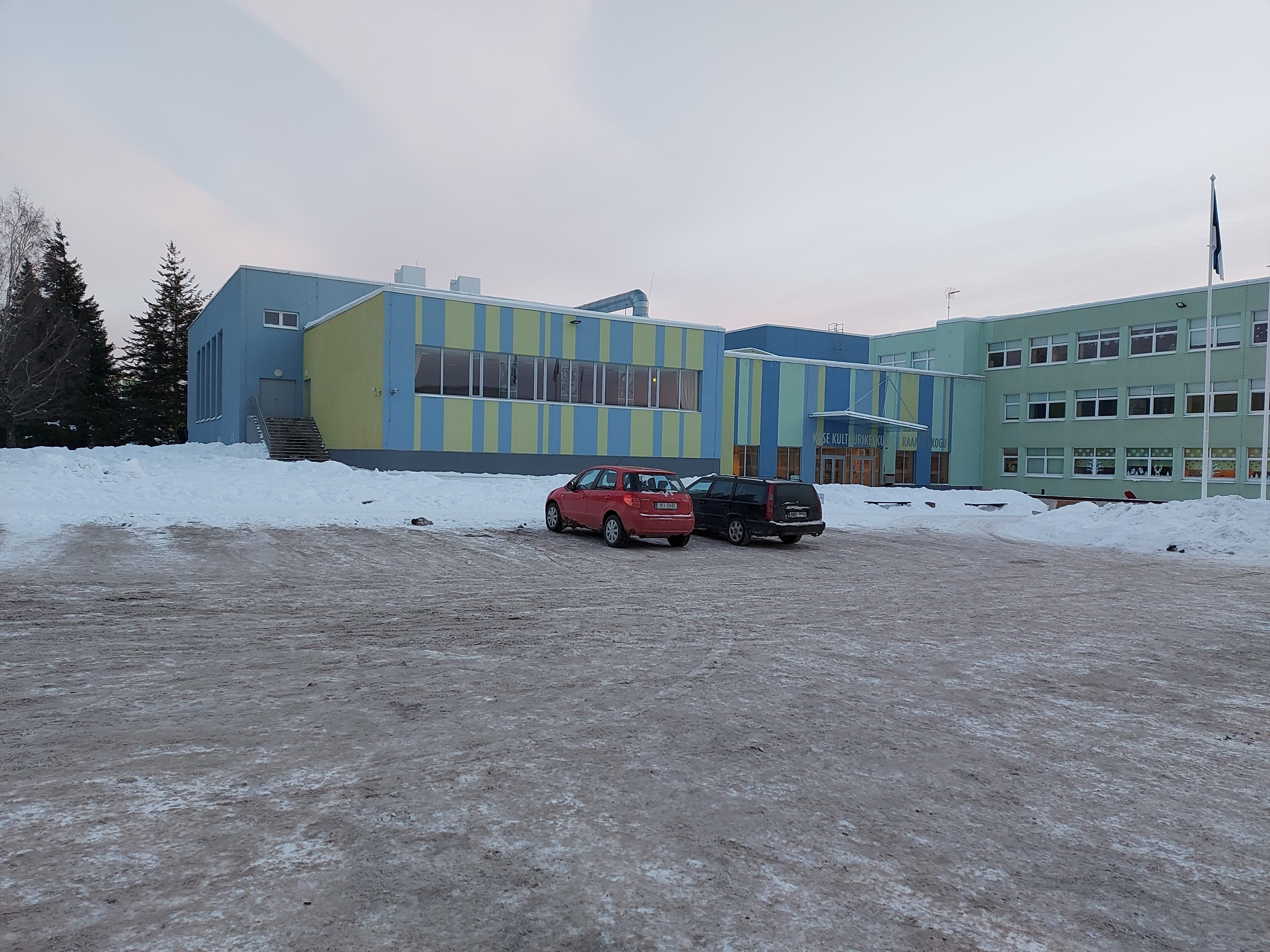 Kose Põllumajanduskool, vaade. Arhitekt Ilmar Kalmet, konstr J. Kala rephoto