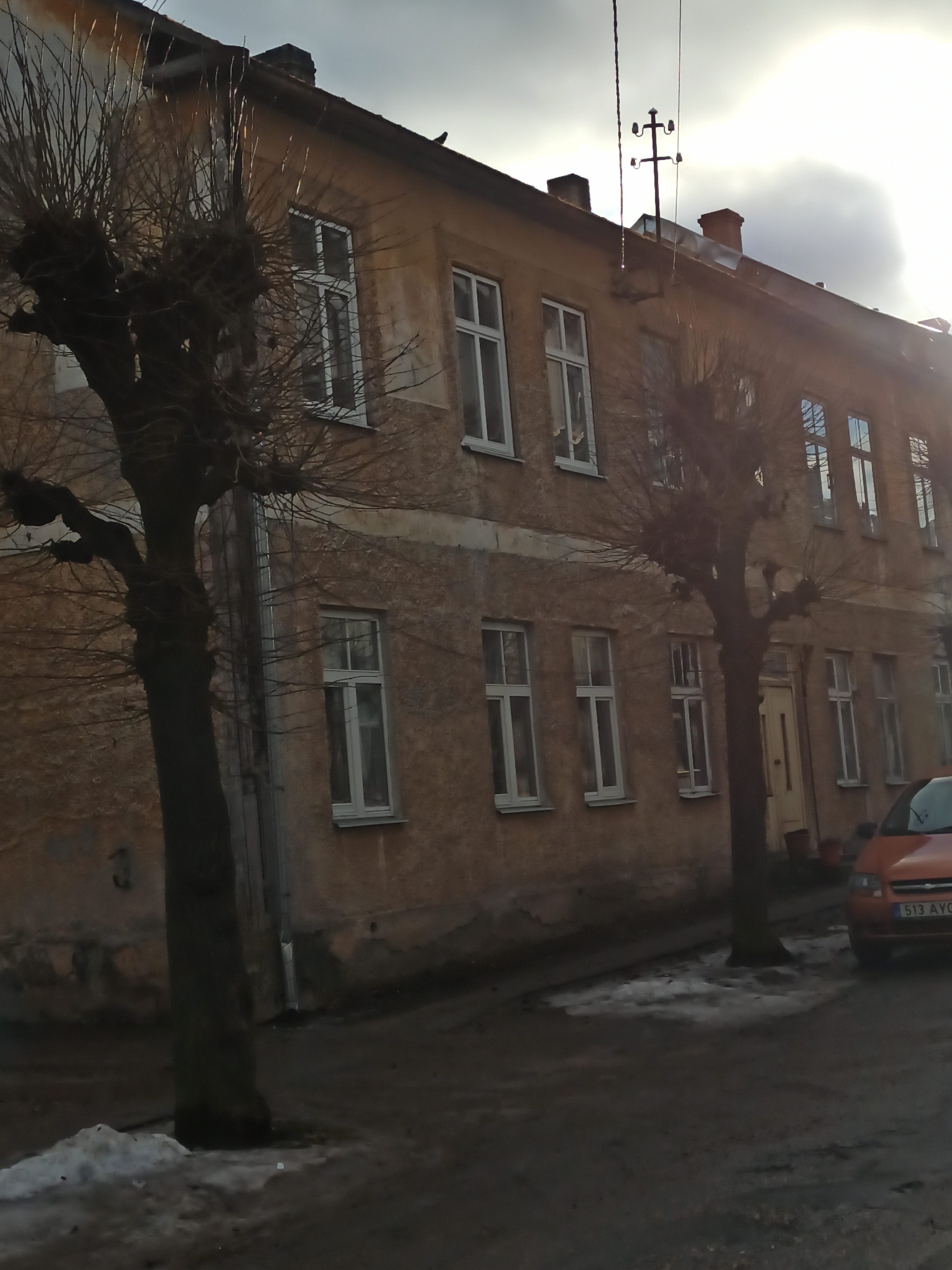 Marie Under's residence in Tartu, Tolstoi tn. 11 between December 1924 and June 1925 rephoto