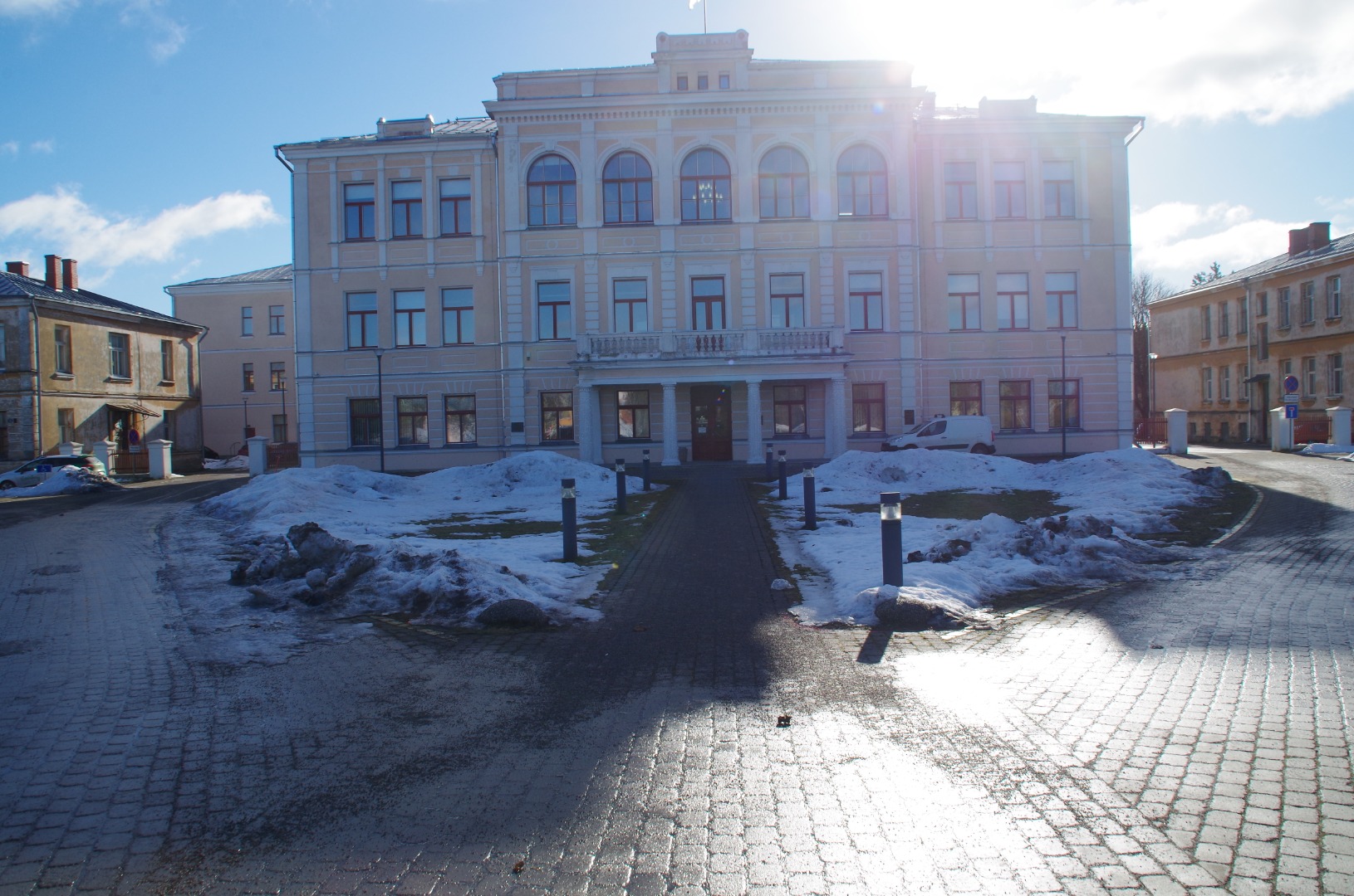 Rakvere Teachers Seminar (Pedagogical School) buildings and school gardens (1949-1982) rephoto