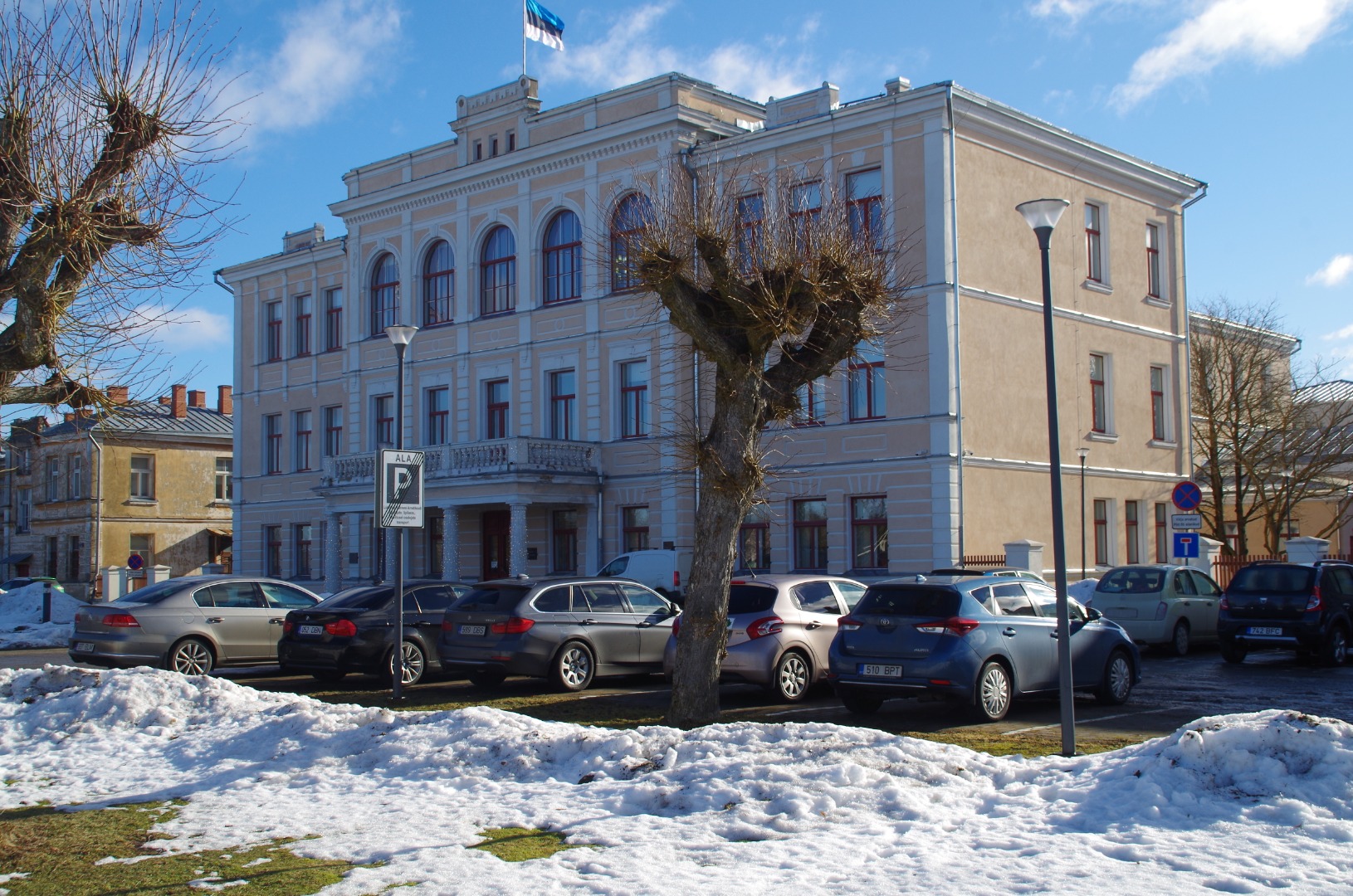 Views of Rakvere Teachers Seminar buildings and interior rooms until 1989 rephoto