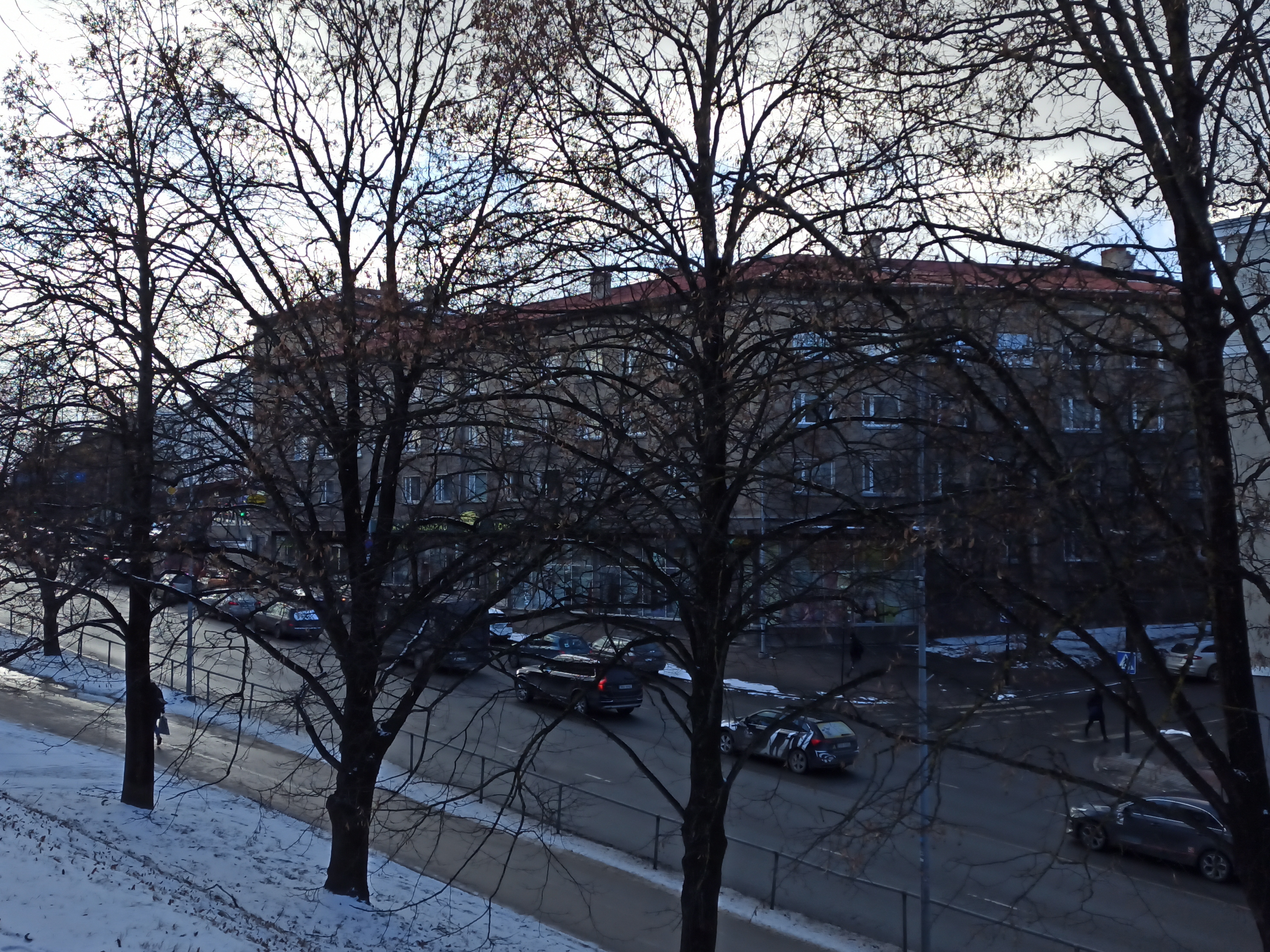Construction of new residential buildings on Riga Highway. rephoto