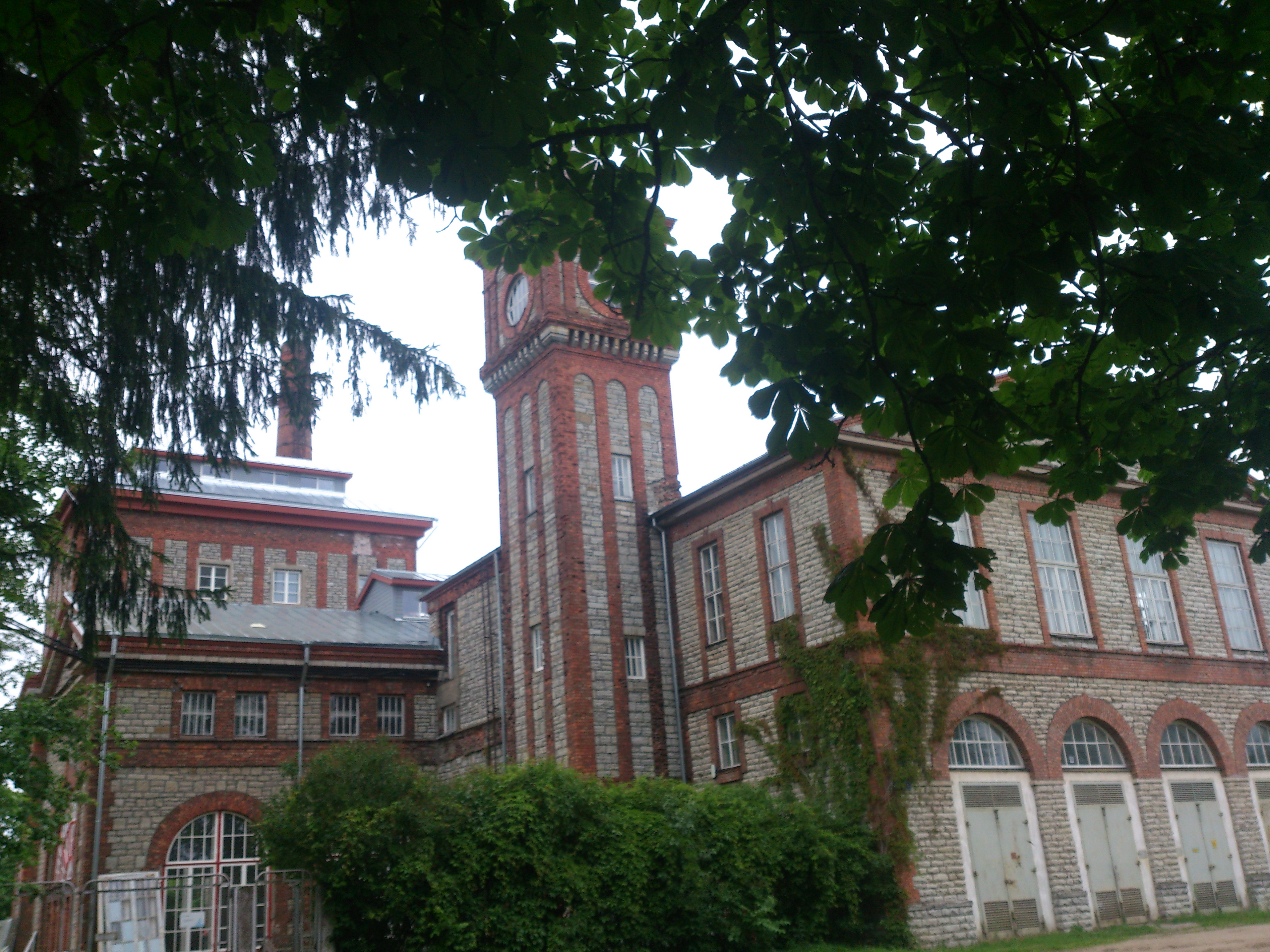 Main building of Ellamaa power plant (built in 1923, arh. A. Vladovski) Turbo rephoto
