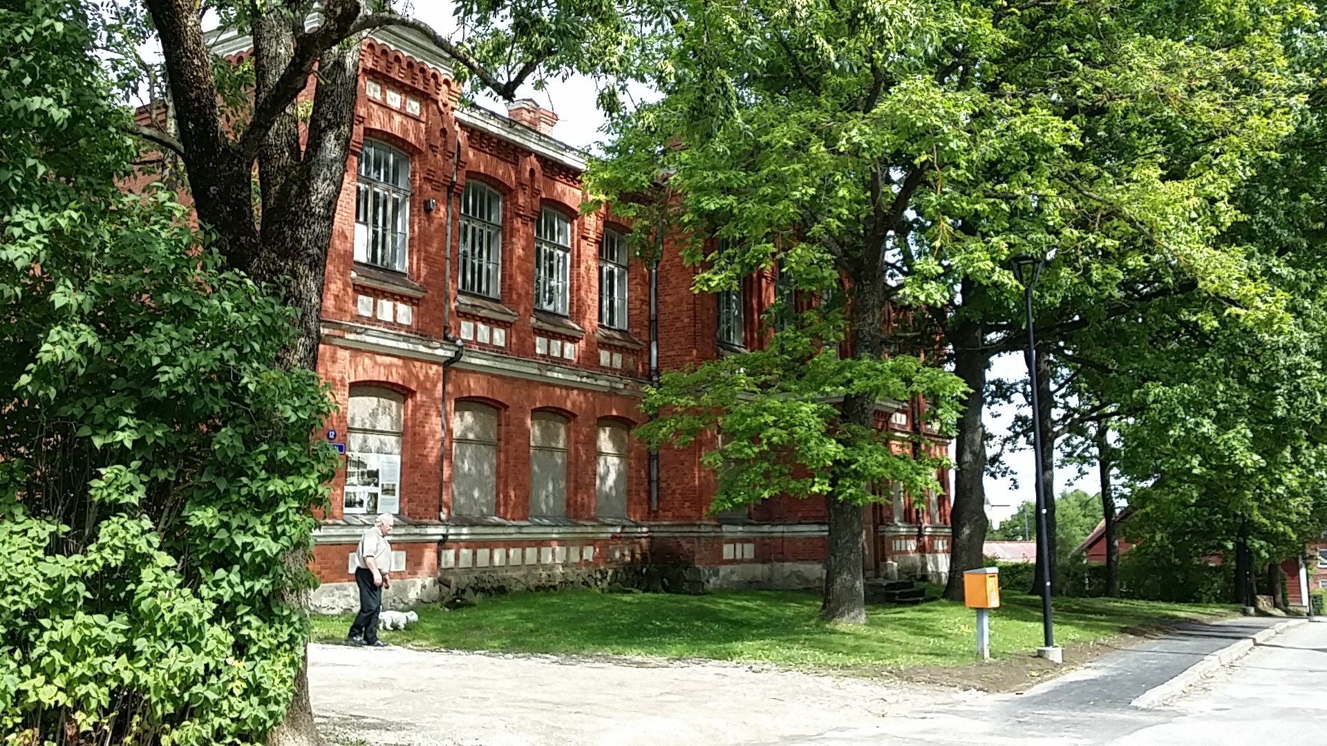 Paide Gümnaasium Posti tänaval rephoto