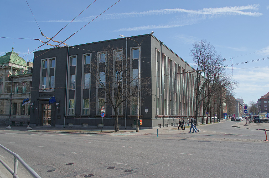 Eesti Panga hoone tellinguis. rephoto