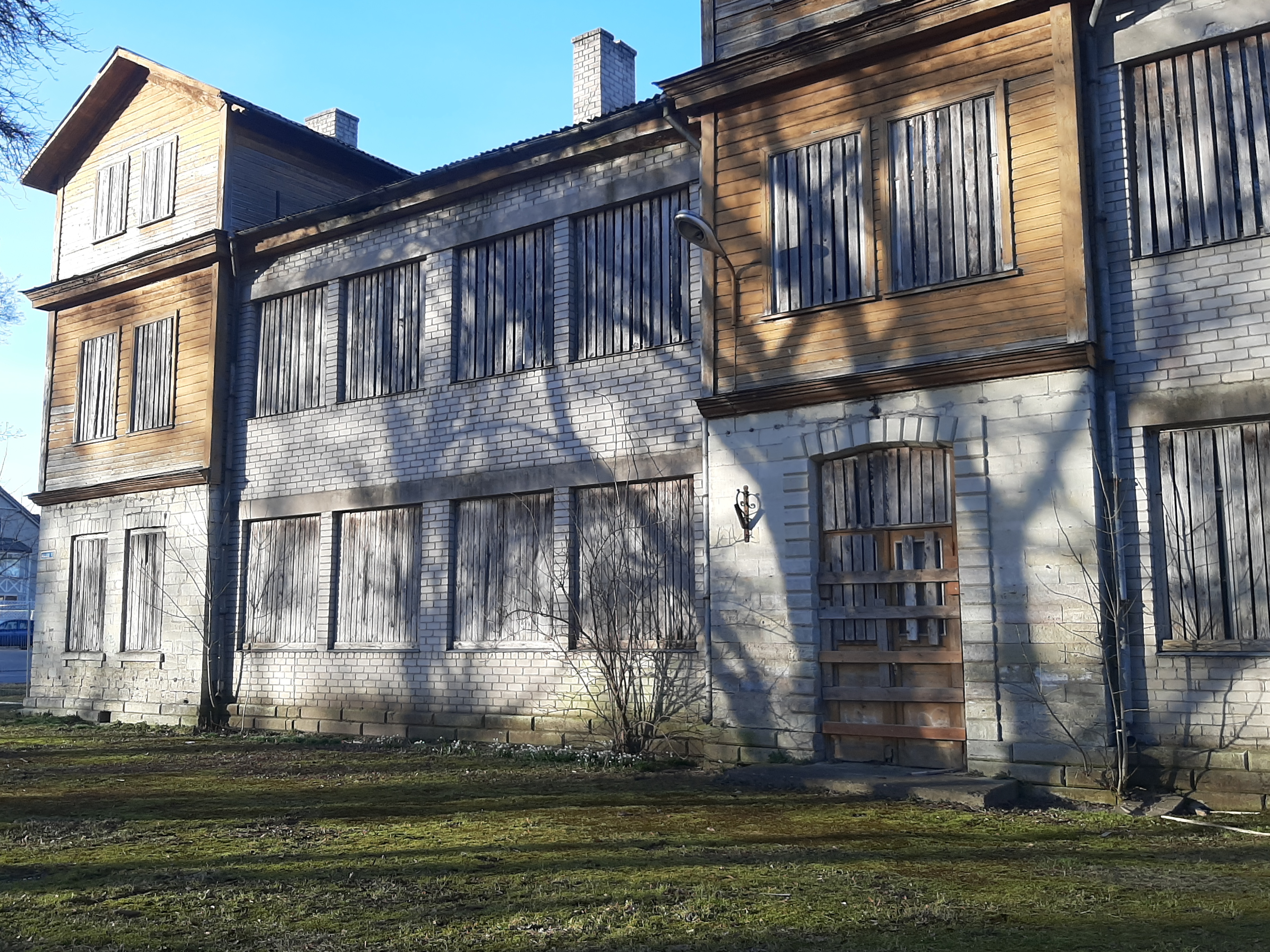 Michelseni pansion Kuressaares Allee tänaval 1919.a. rephoto