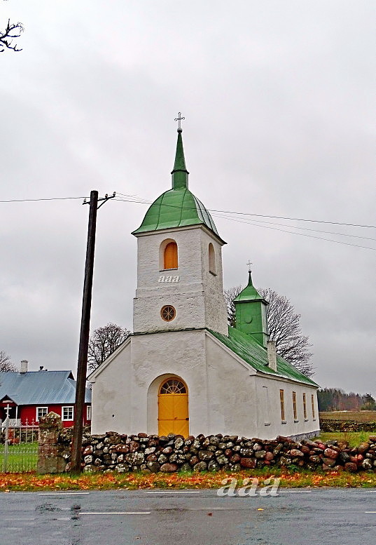 Lümanda kirik Saaremaal rephoto