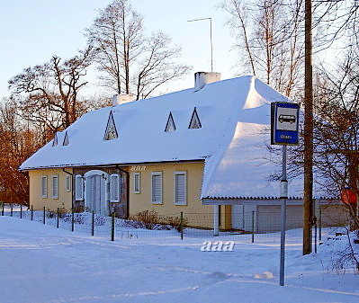 Building Tallinn-Narva mnt. (Rakvere-Voka on the road) Ida-Viru county Toila municipality rephoto