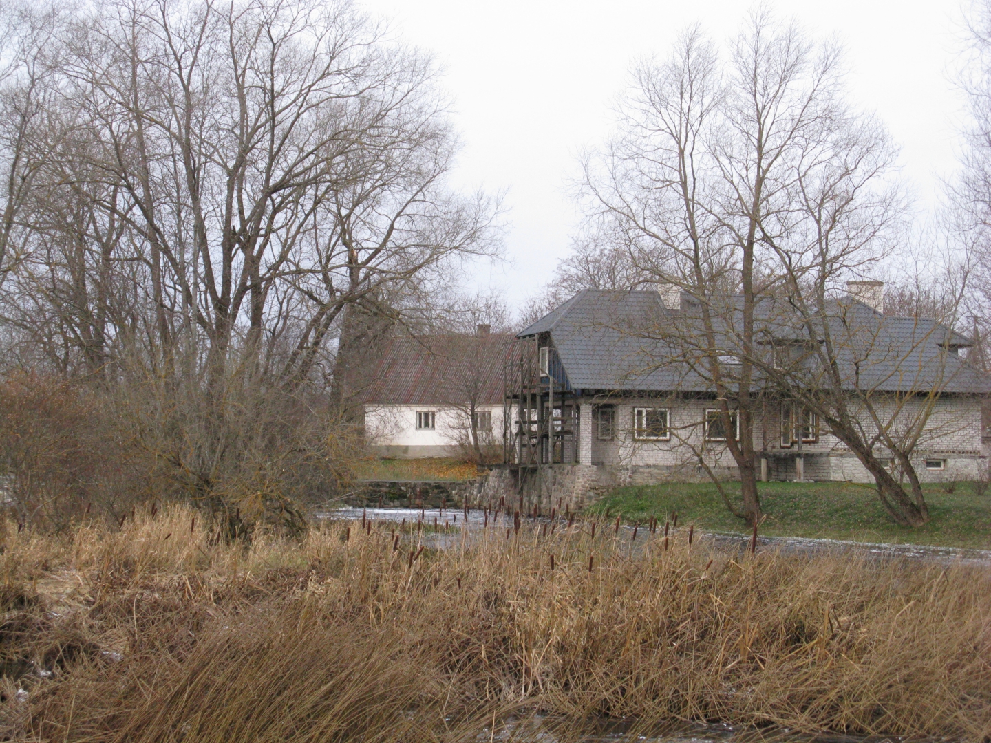Rae Manor Vaskjala watermill on the River Pirita. rephoto