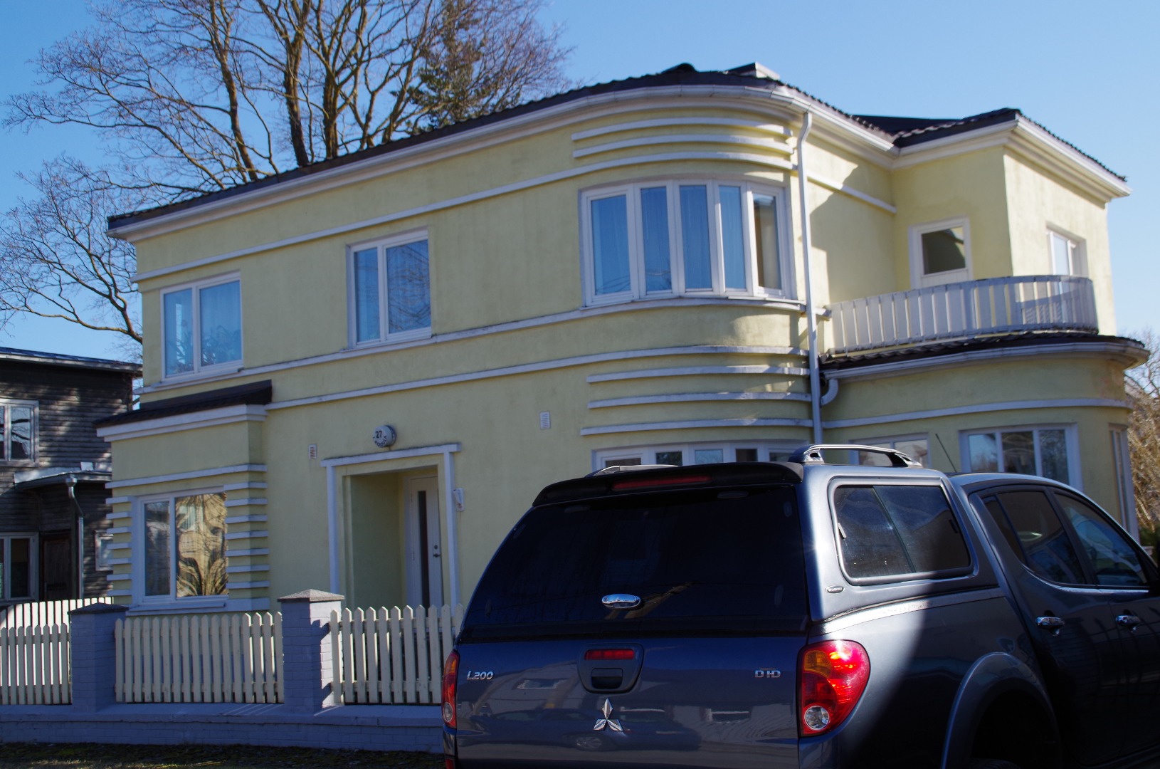 Rakvere "triibuline" maja, Koidula 27. Arhitekt Hermann Eichelmann, 1954-1956 rephoto