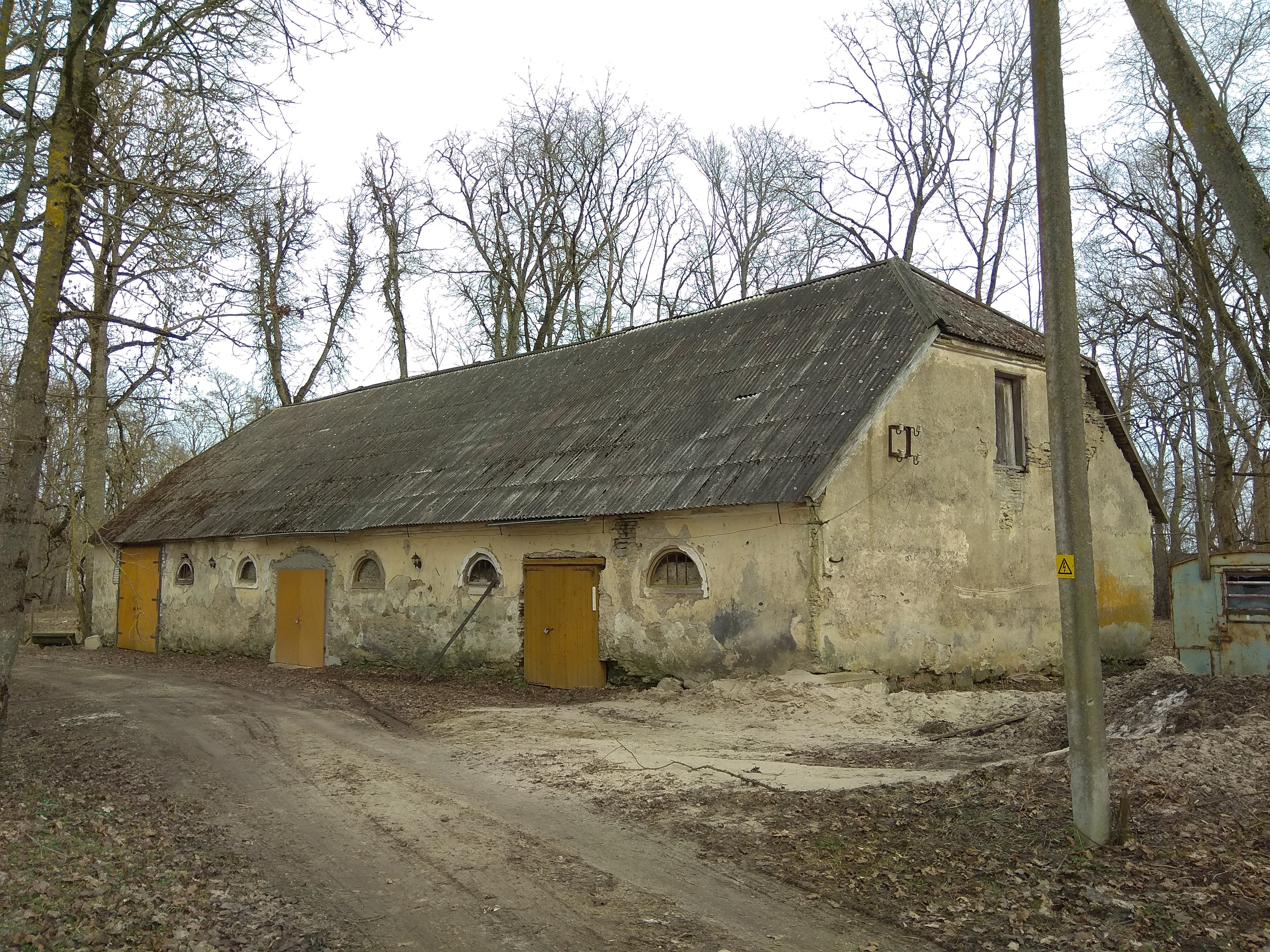Varangu manor garden Lääne-Viru county Haljala county Varangu village rephoto
