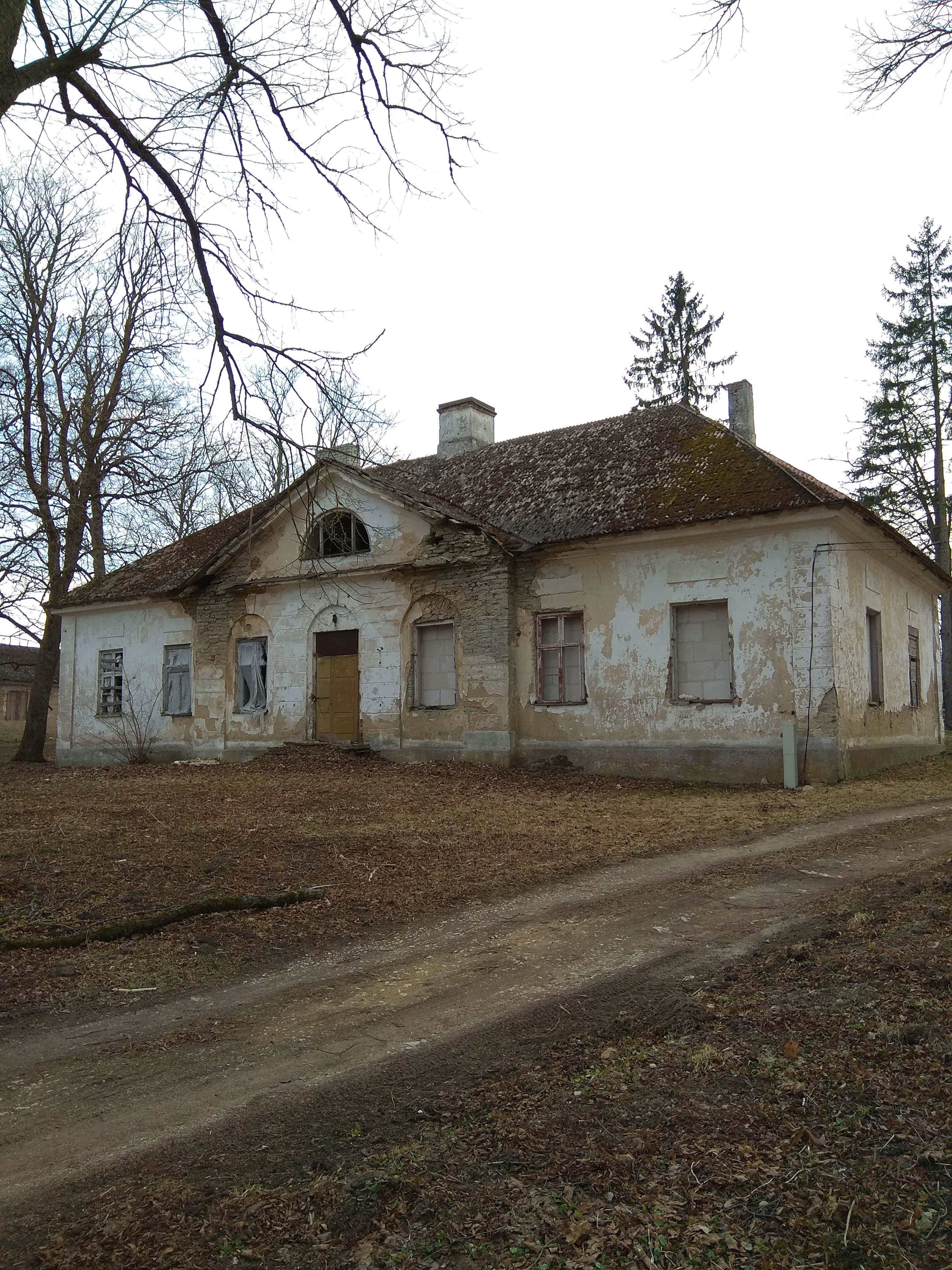 Põdruse post station Lääne-Viru county Haljala municipality Põdruse rephoto