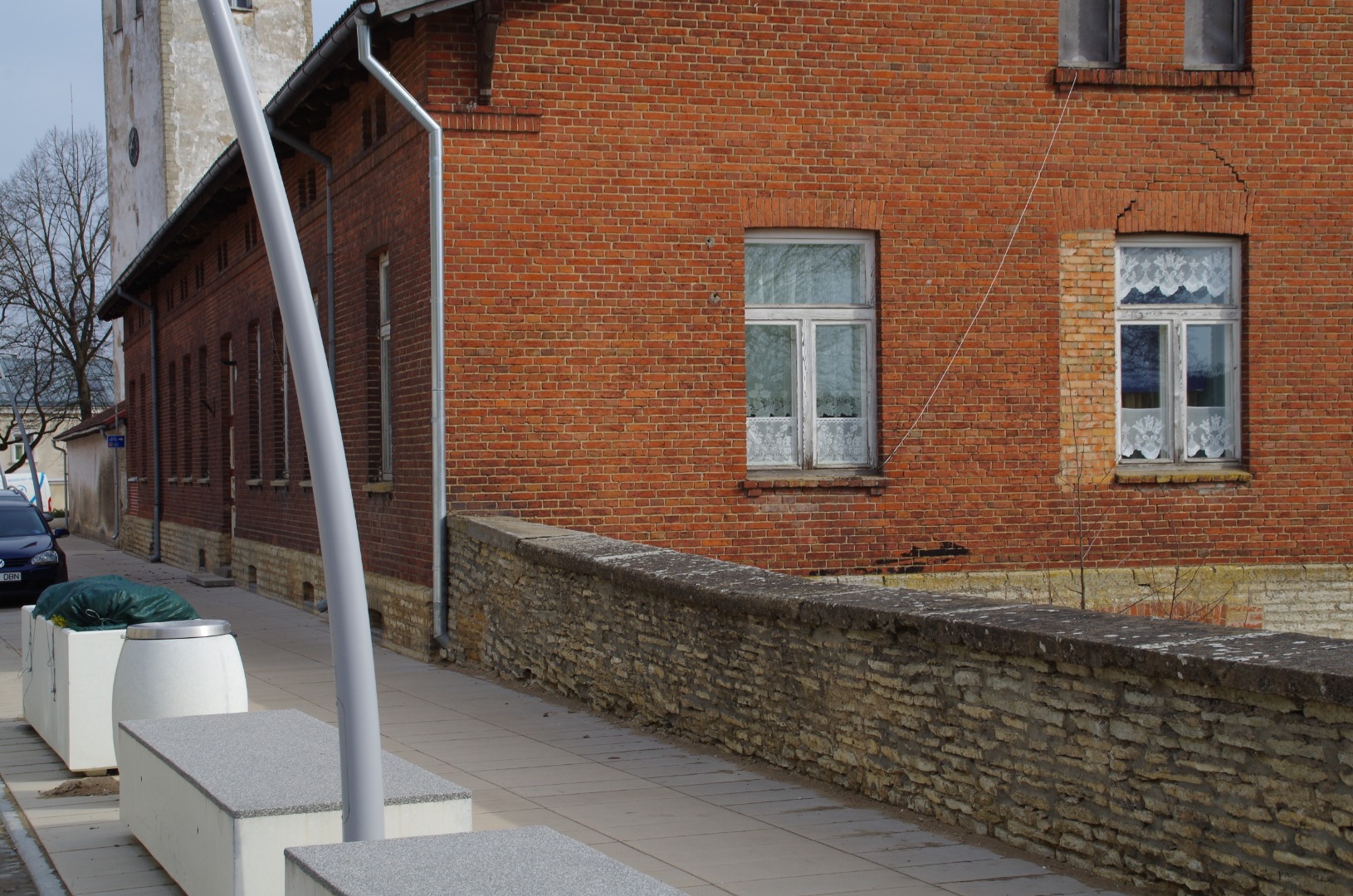Rakvere Men's Gymnasium building, which was also used by teachers' seminar rephoto