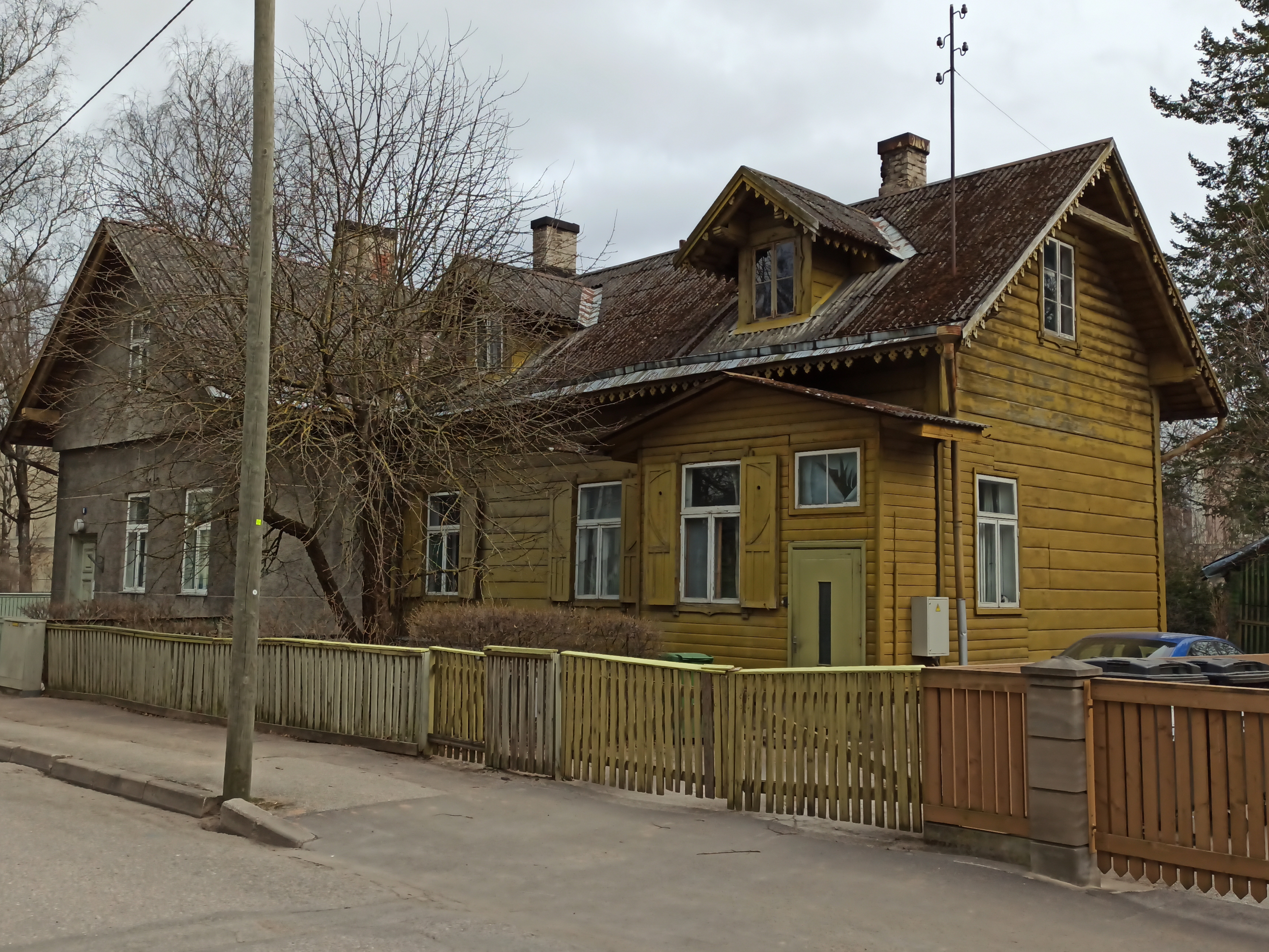 Wound, give a residence in 1920s. In the middle of Tartu Teacher t.8 (indoor room) rephoto