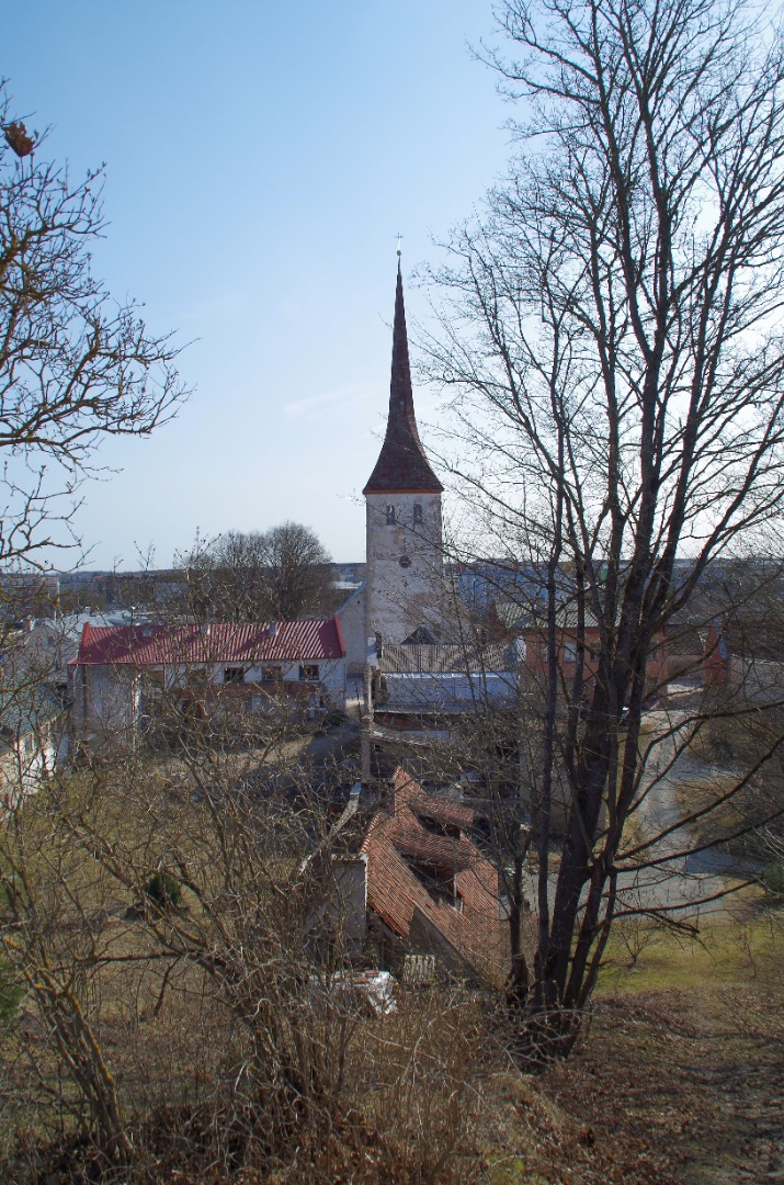 Vaade Rakvere kirikule rephoto