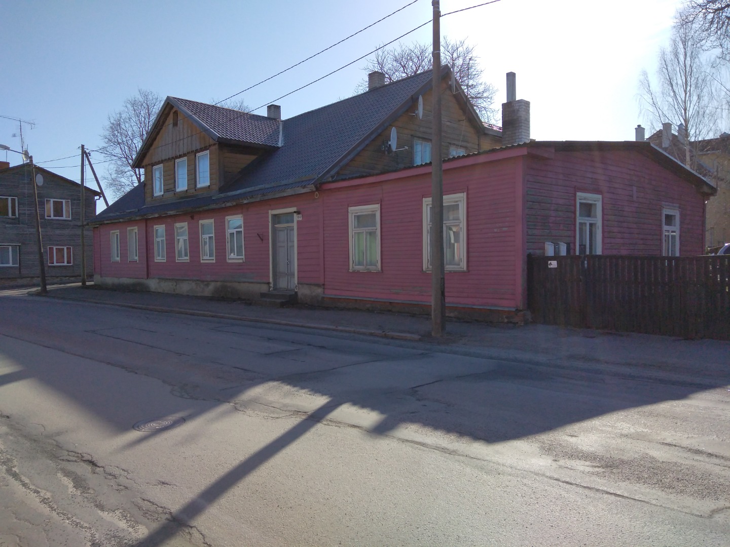 Rakvere City Hospital building from the street rephoto