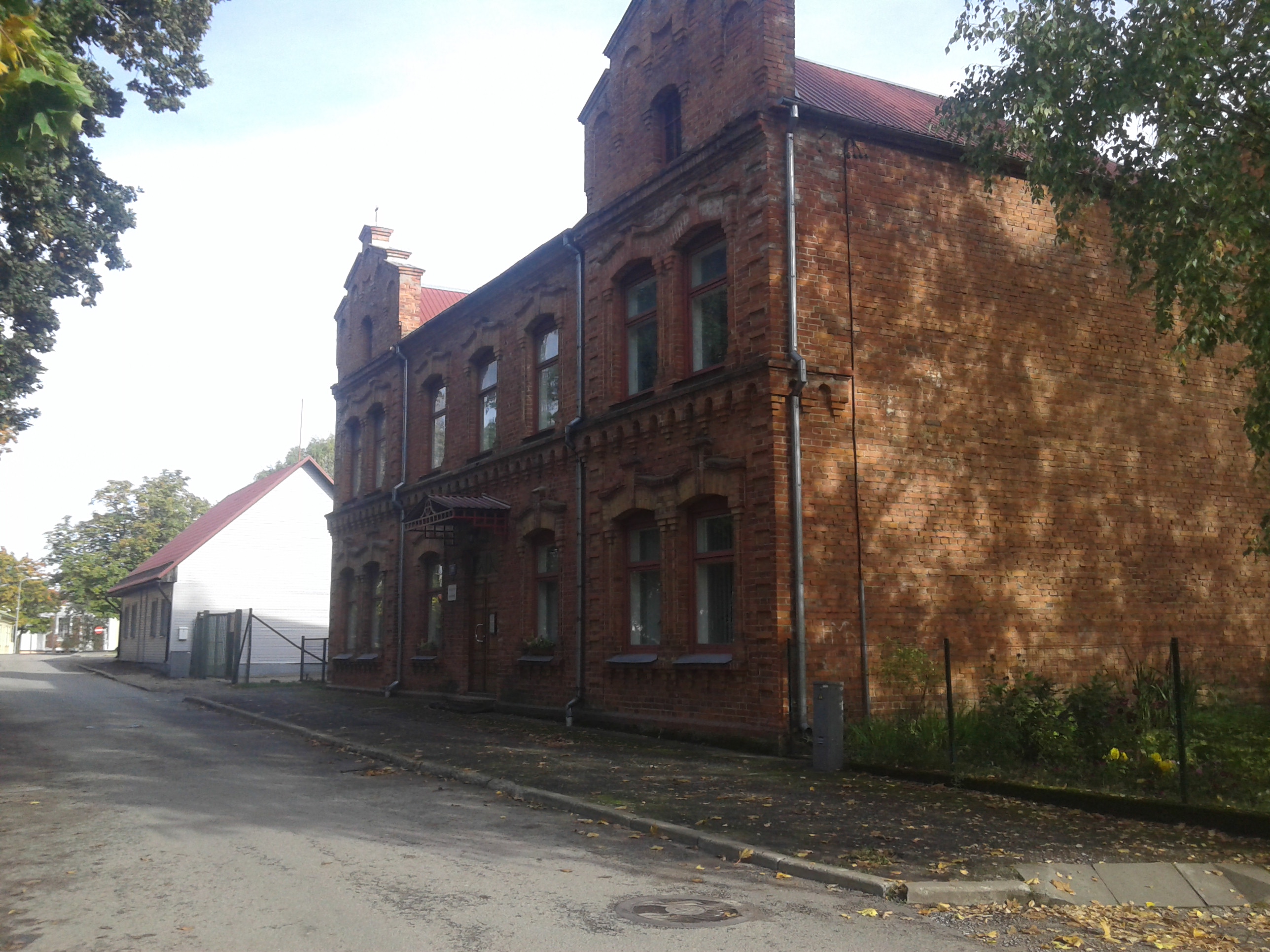 Valga. Lastekodu hoone rephoto