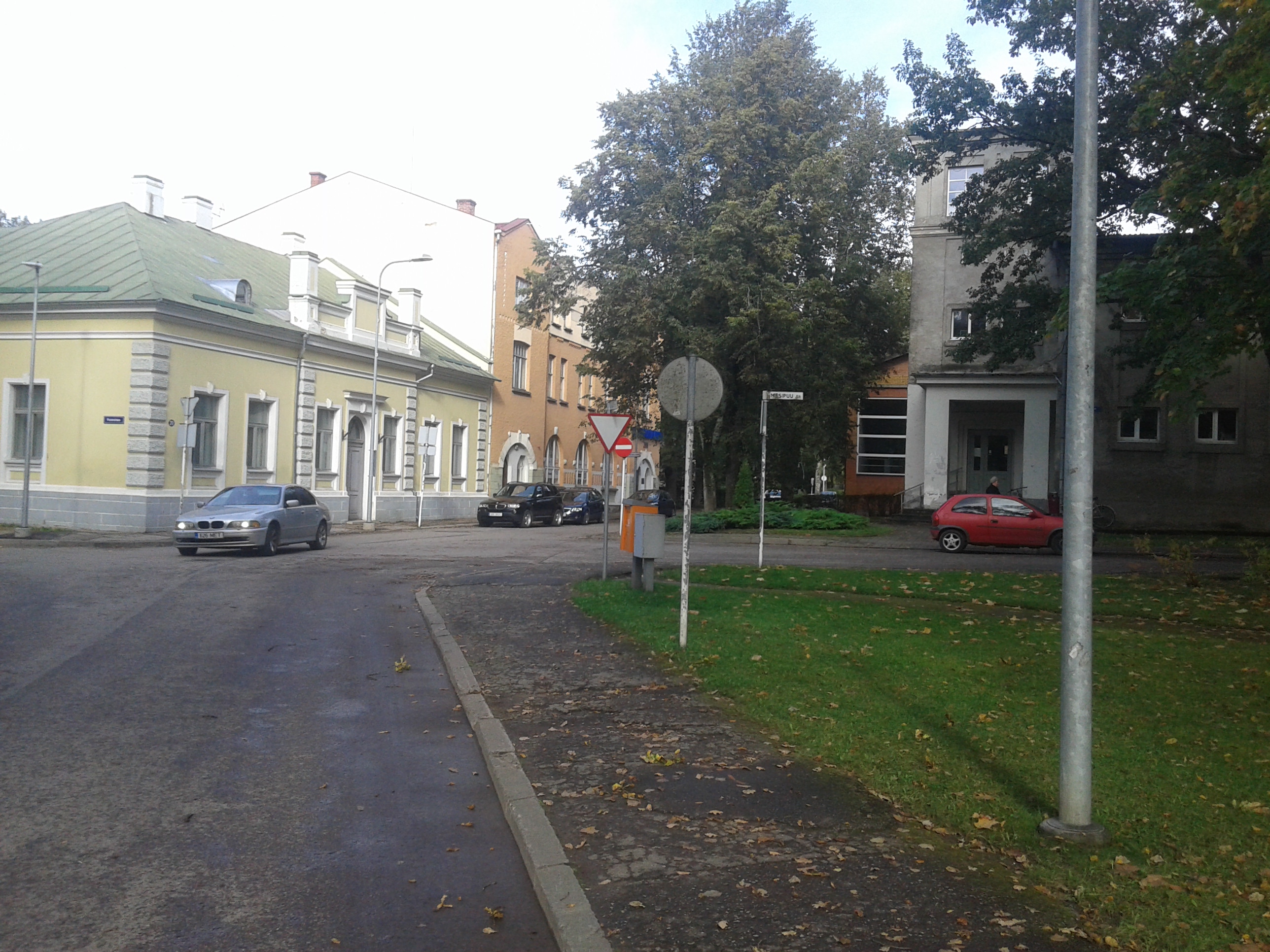 Valga. Vaade Aia tn lõpust Võidu tn poole rephoto