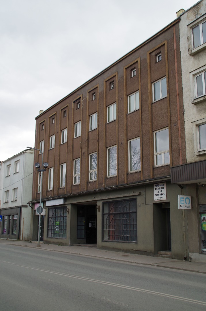 Pangahoone, vaade. Arhitekt August Volberg rephoto