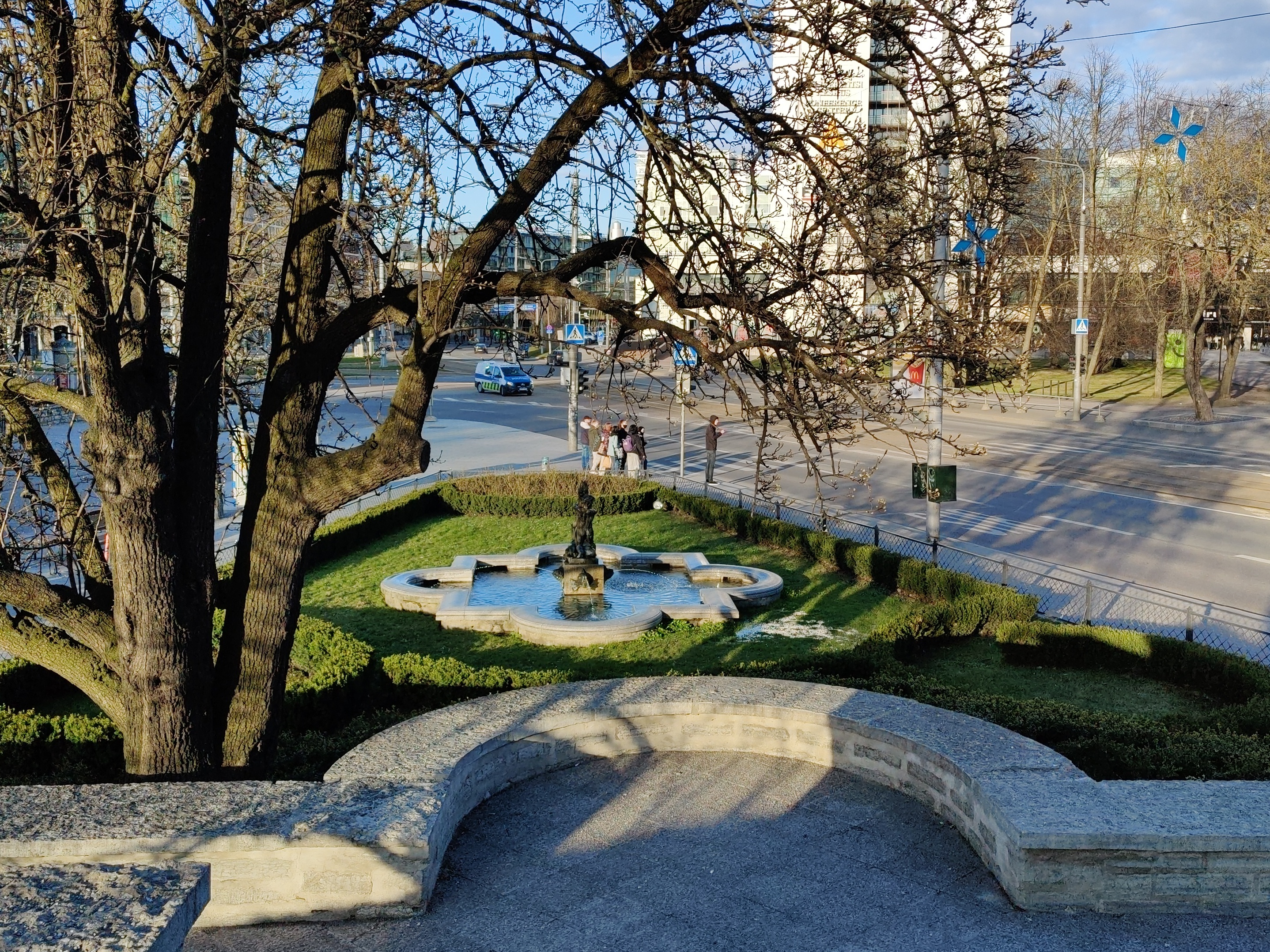 View of Stalin Square. rephoto