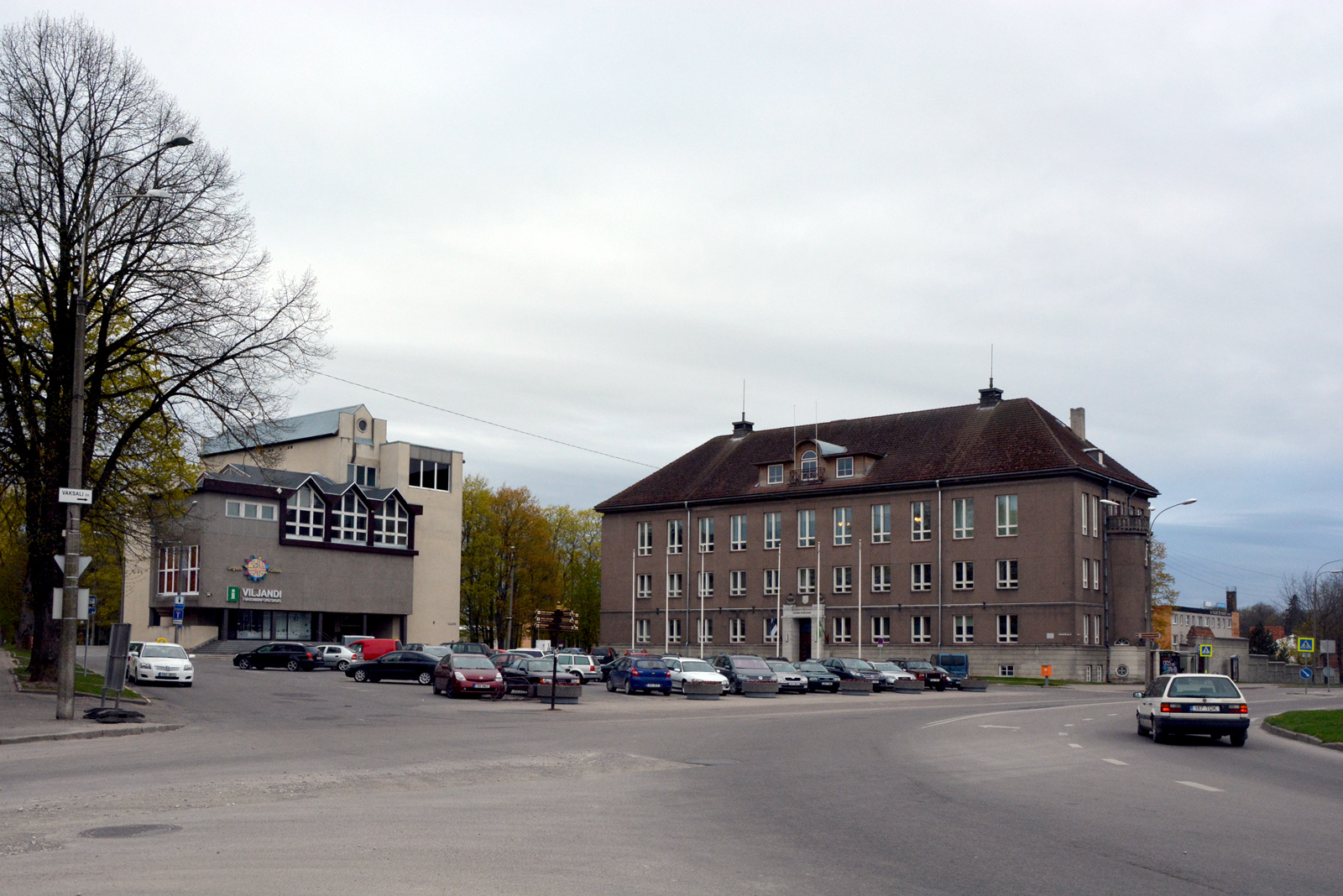 fotonegatiiv, Viljandi, Eesti Pank u 1929 foto J.Riet rephoto